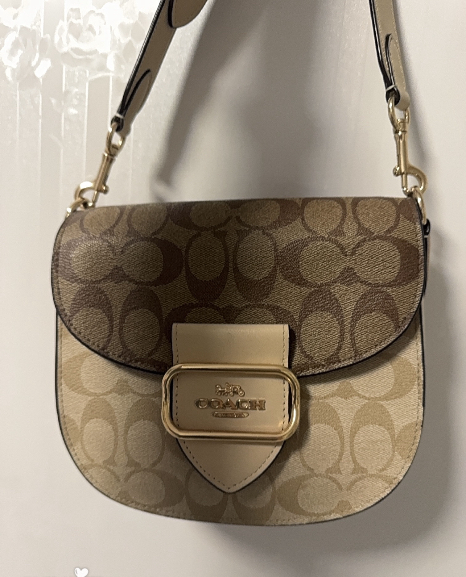 coach蔻驰 马鞍包斜挎单肩包