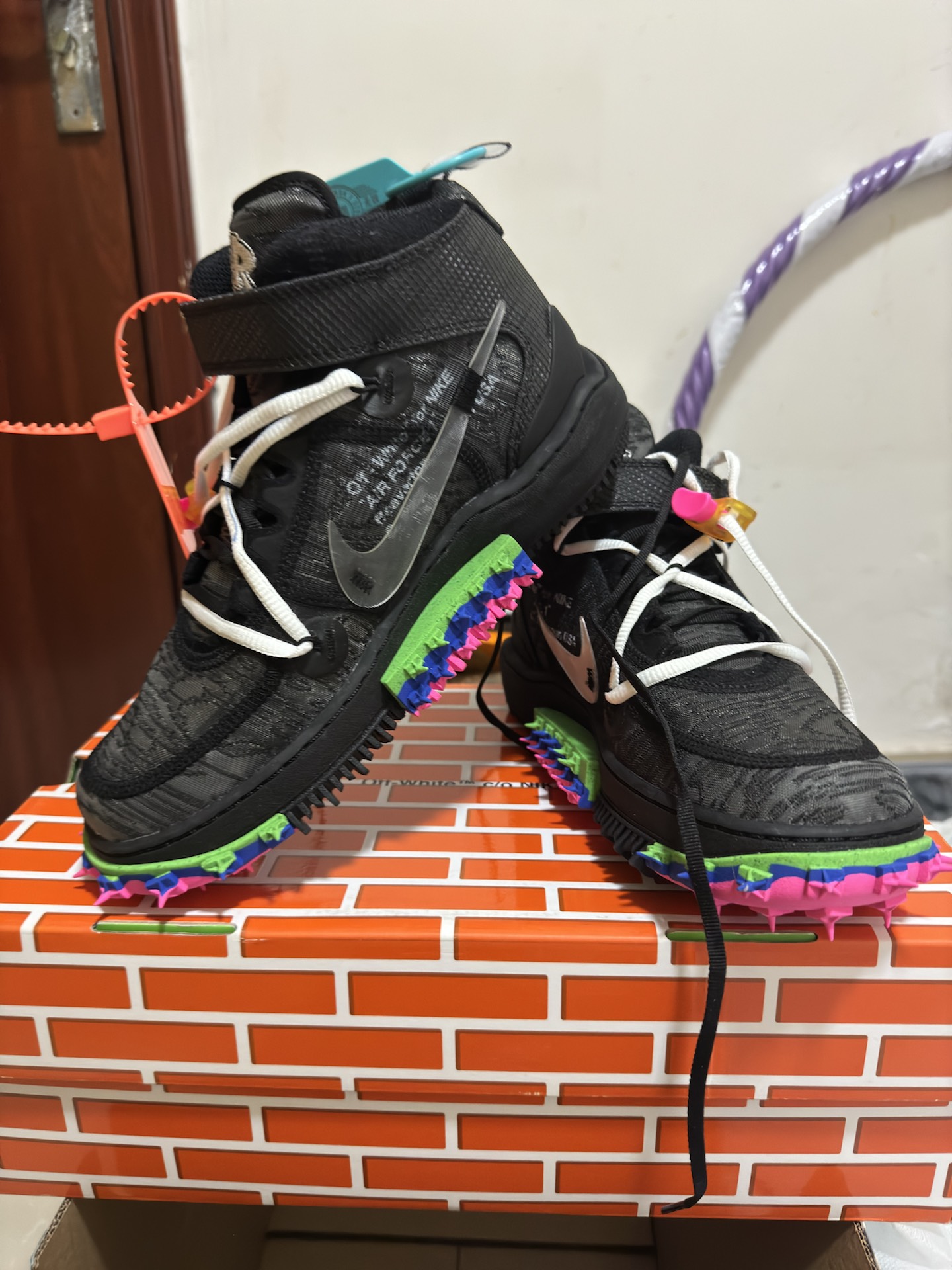 custom review-Nike X Off White Air Force 1 Mid 'Black'