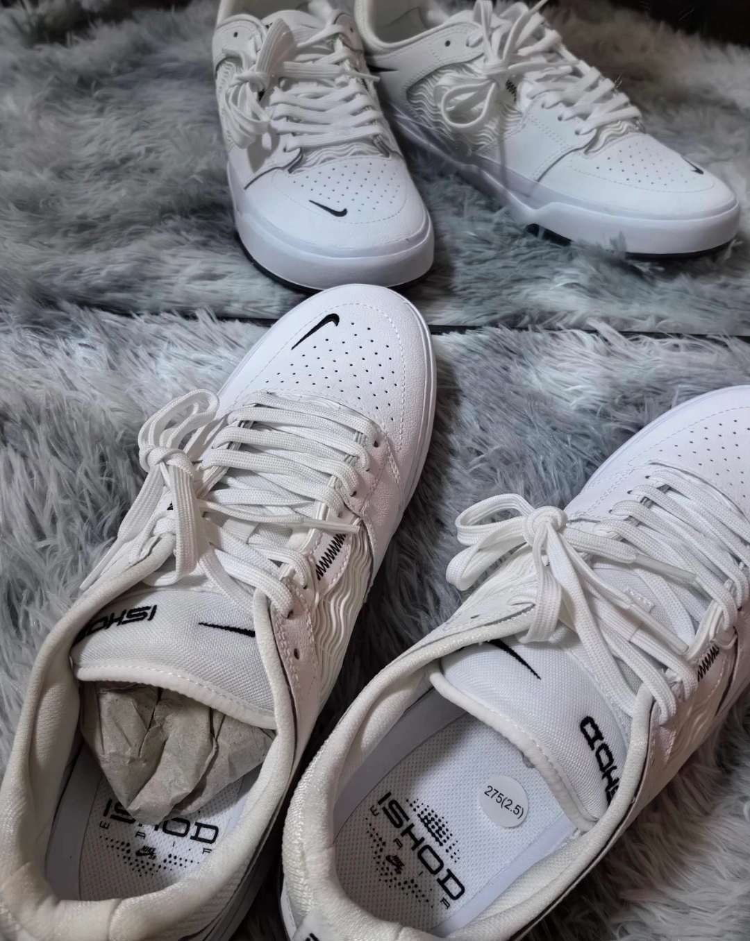 custom review-Nike SB Ishod Low Топ Скейтборд Кроссовки Унисекс Белый