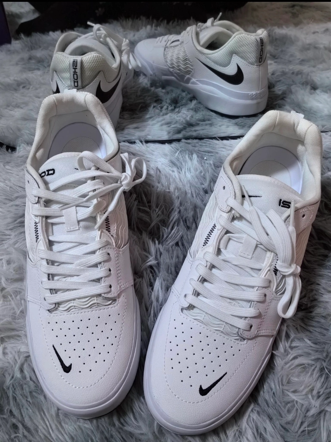 custom review-Nike SB Ishod Low Топ Скейтборд Кроссовки Унисекс Белый