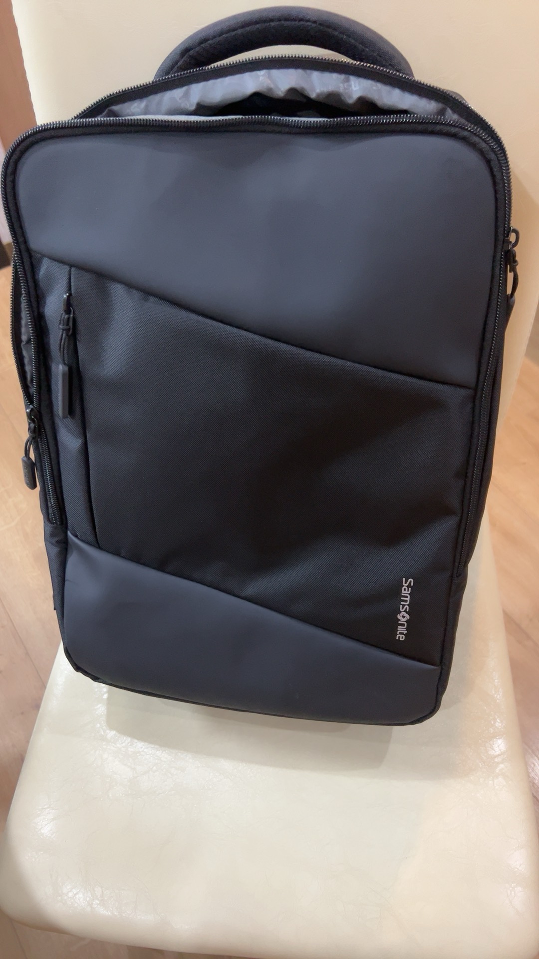 custom review-SAMSONITE Ткань Ноутбук Сумка Рюкзак Мужской Черный