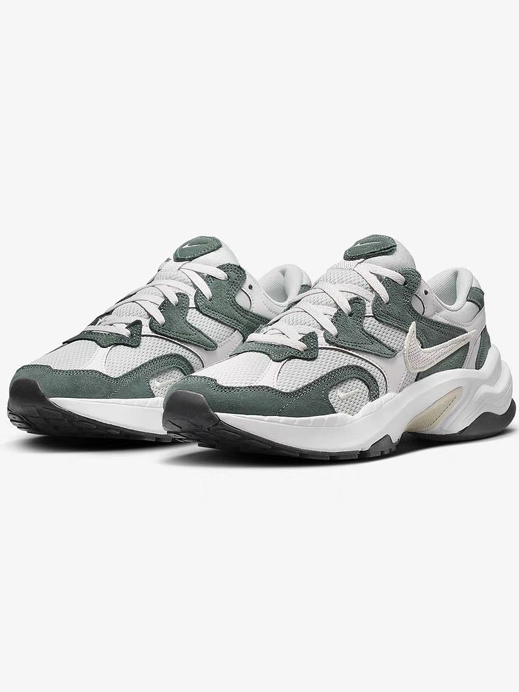 custom review-Nike AL8 Дышащие Низкие Беговые Кроссовки Женские Белые Зеленые