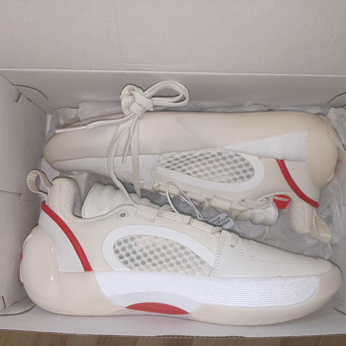 custom review-LINING All City 12 Encore Баскетбольные кроссовки Низкий топ Экрю Мужской