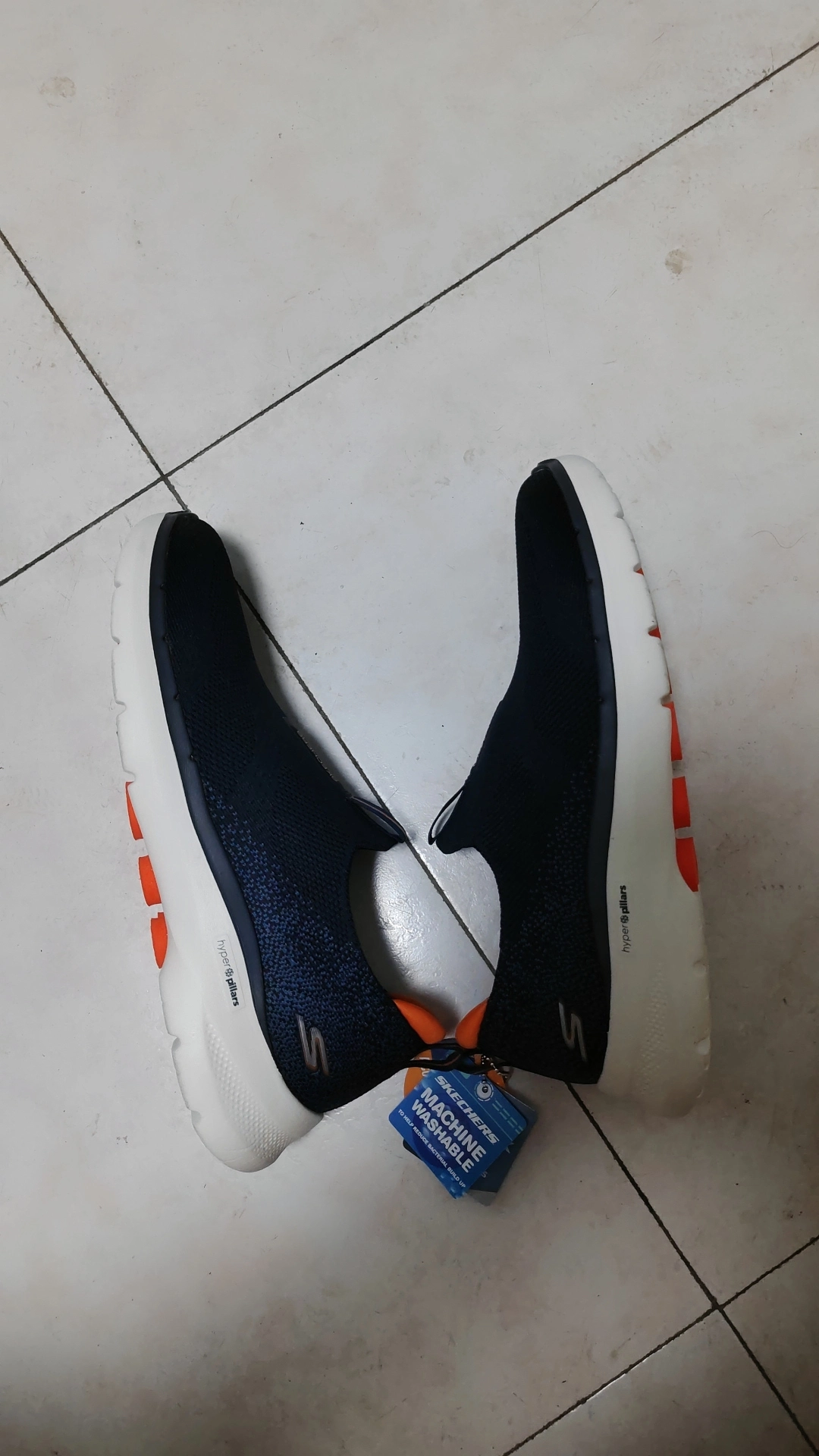 custom review-Skechers Go Walk 6 Устойчивый к истиранию Дышащий Легкий Низкий Топ Повседневная Обувь Мужская Черная