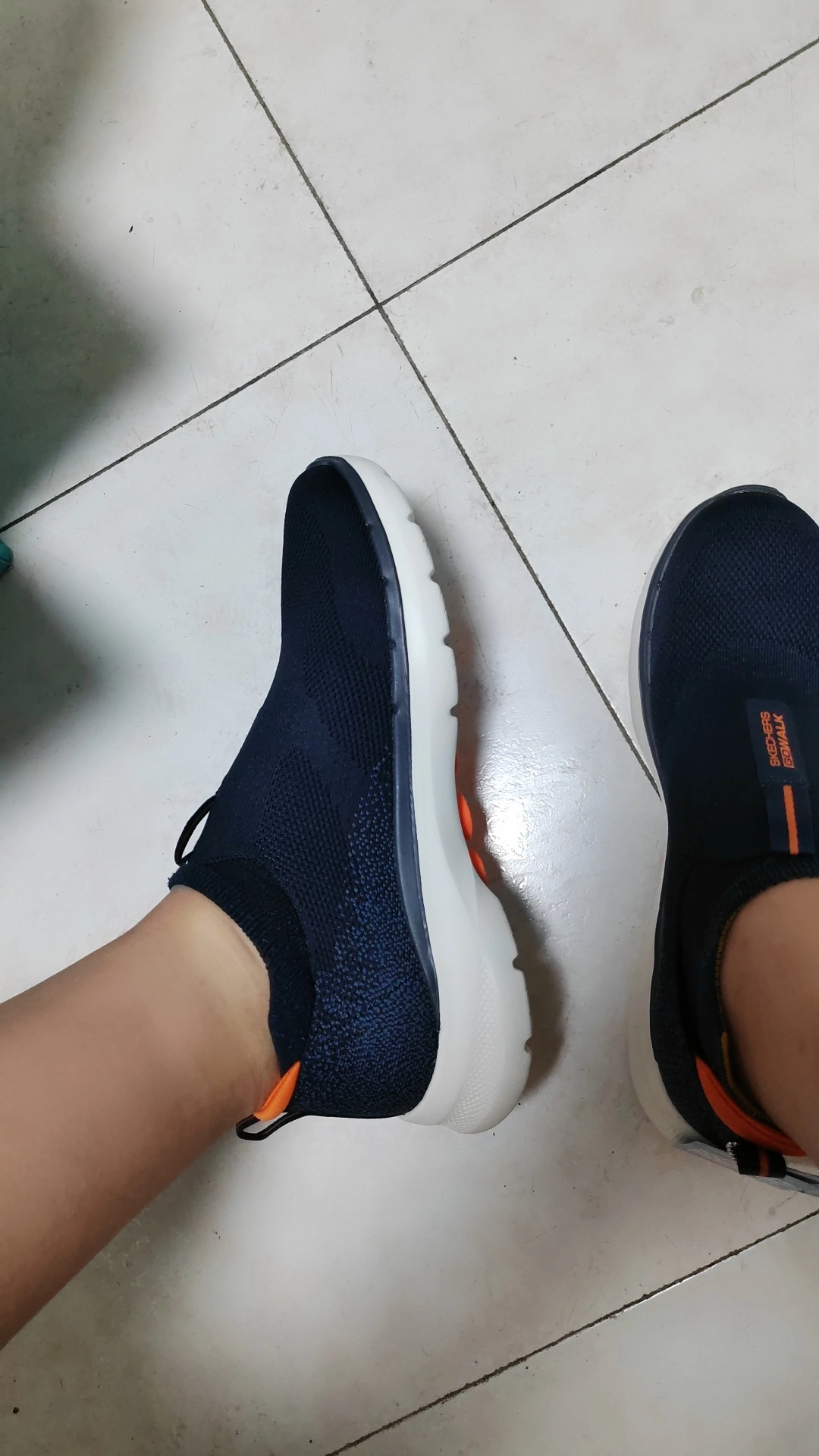 custom review-Skechers Go Walk 6 Устойчивый к истиранию Дышащий Легкий Низкий Топ Повседневная Обувь Мужская Черная
