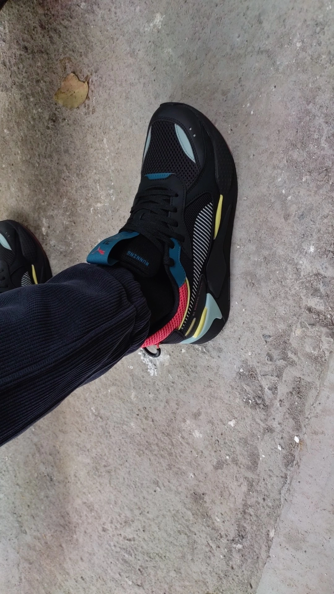 custom review-PUMA RS X HD2 Кожа Текстиль Низкий Верх Повседневная Обувь Унисекс Черный Красный