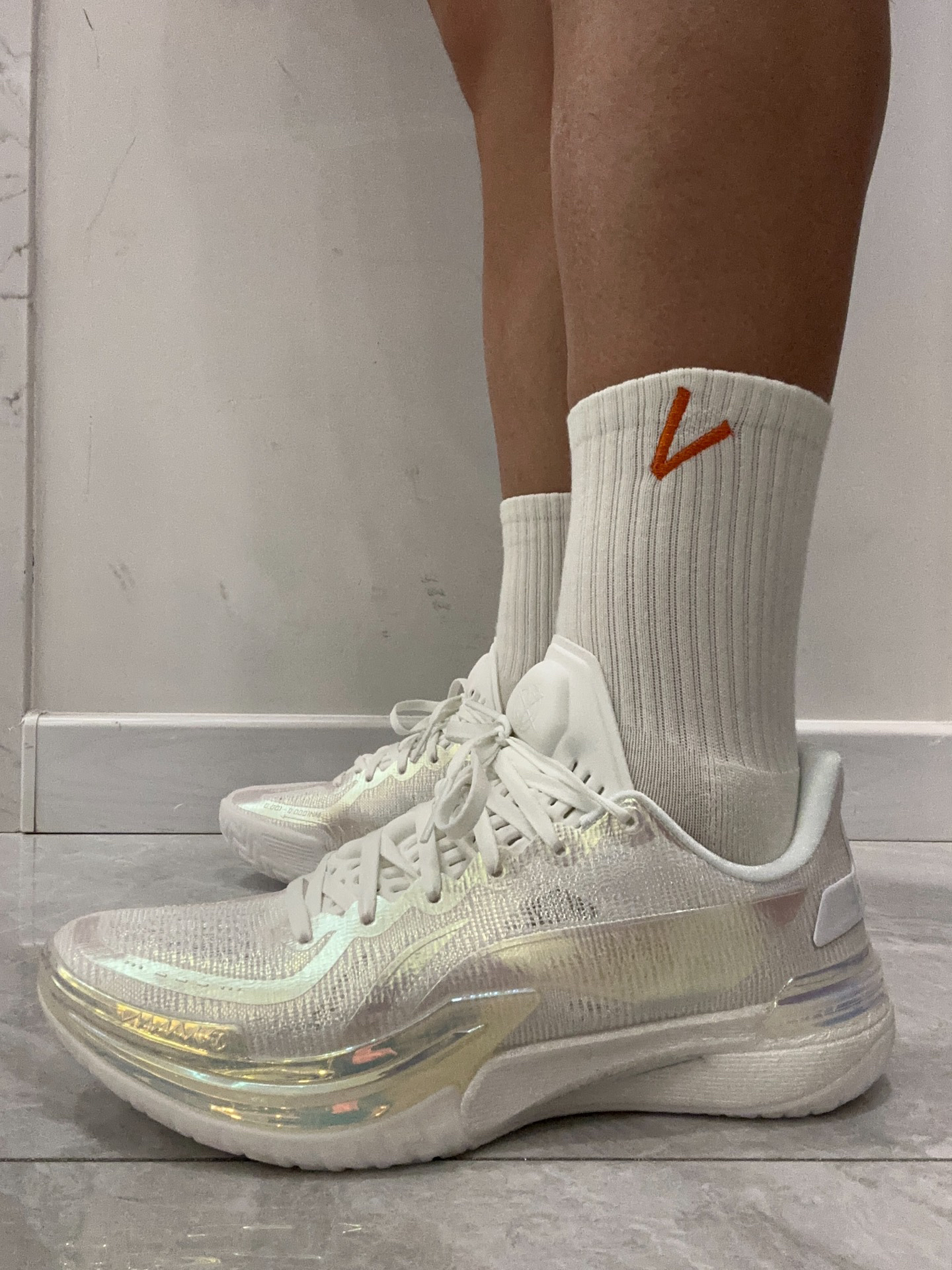 custom review-LiNing Gamma Cushioning Anti Slip And Wear Resistant Support Lightweight Rebound Low Top Basketball Shoes Men
s Silver