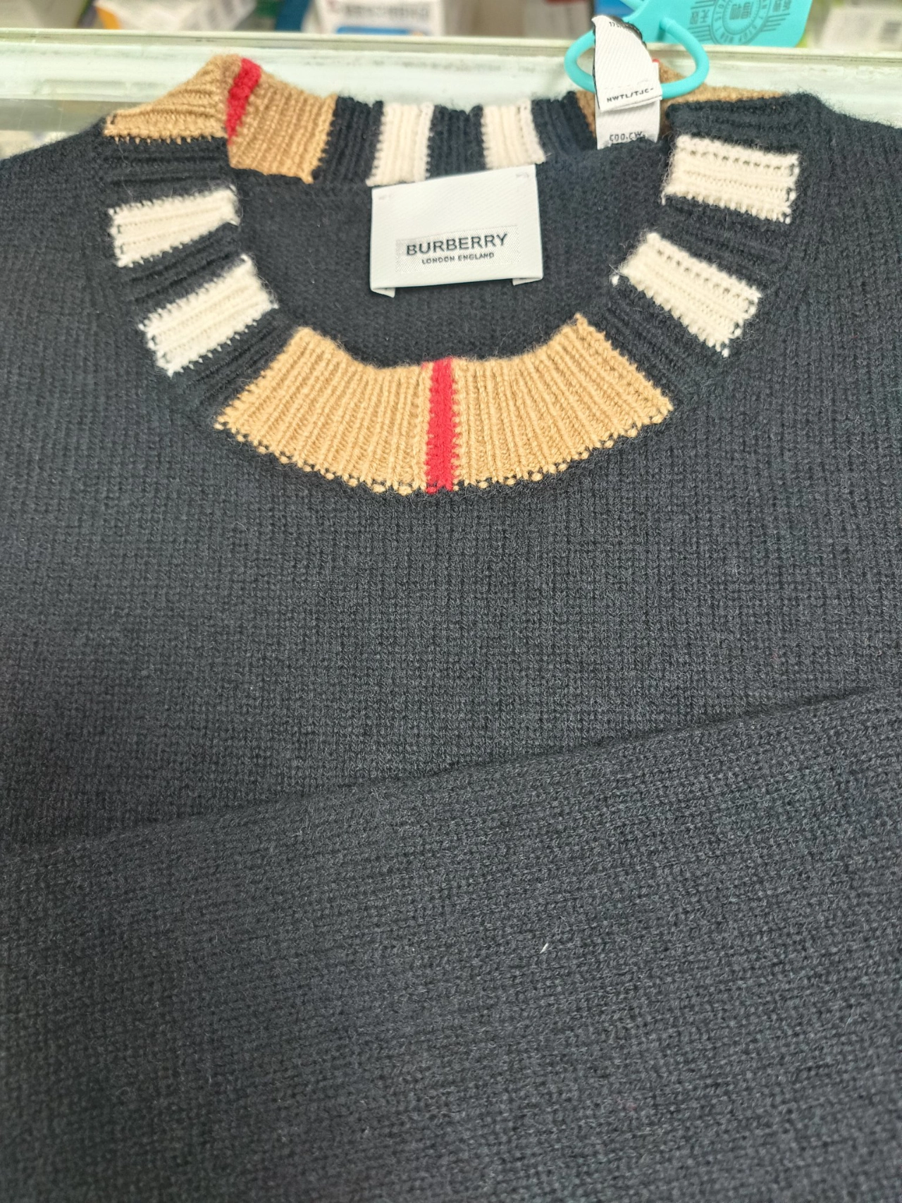 custom review-Burberry Трикотаж Женский Черный