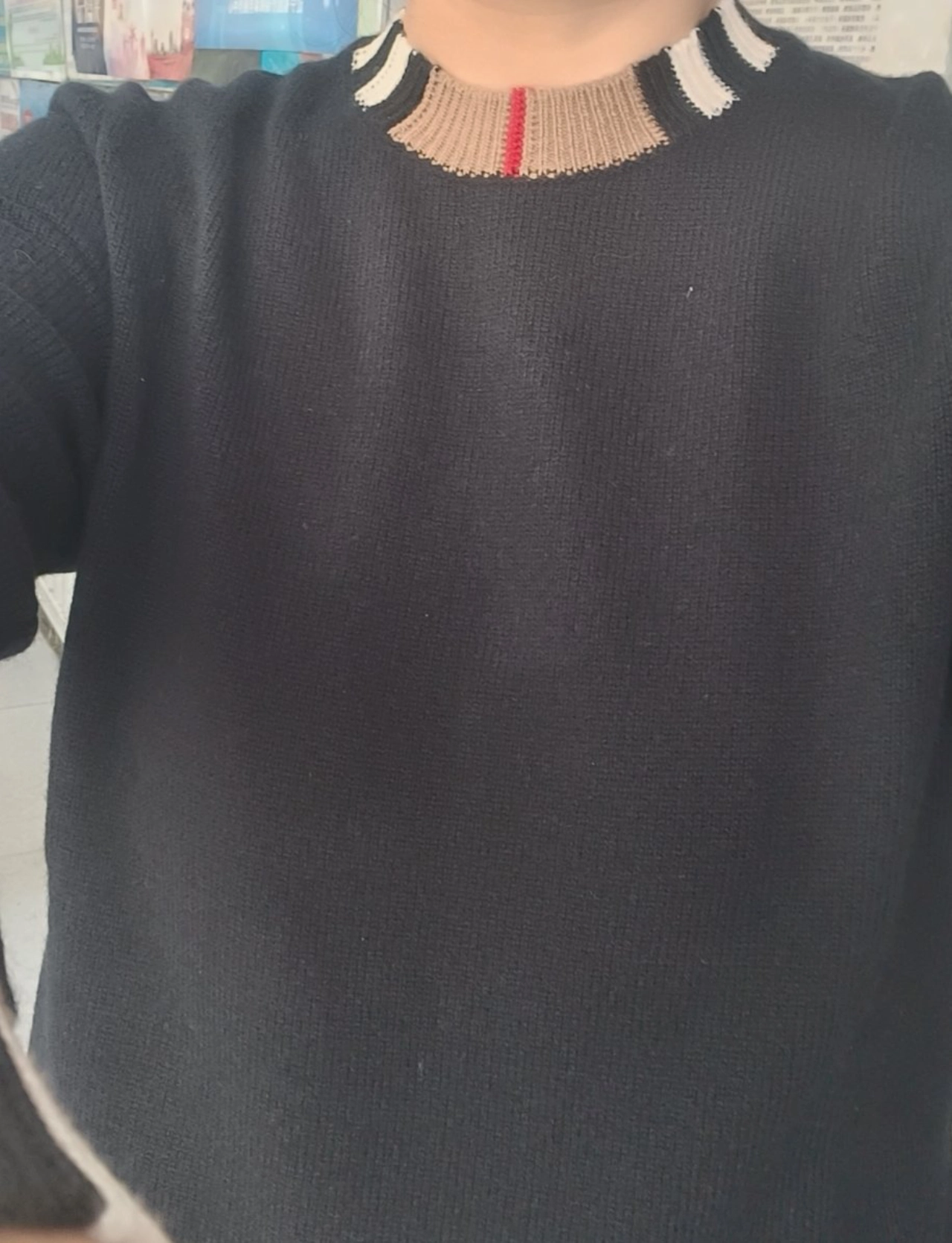 custom review-Burberry Трикотаж Женский Черный