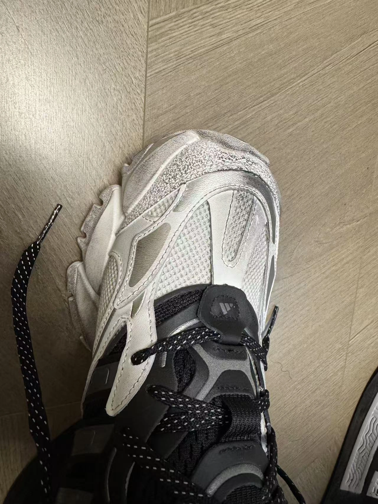 custom review-Adidas XLG RUNNER DELUXE Низкие Беговые Кроссовки Унисекс Серый Черный