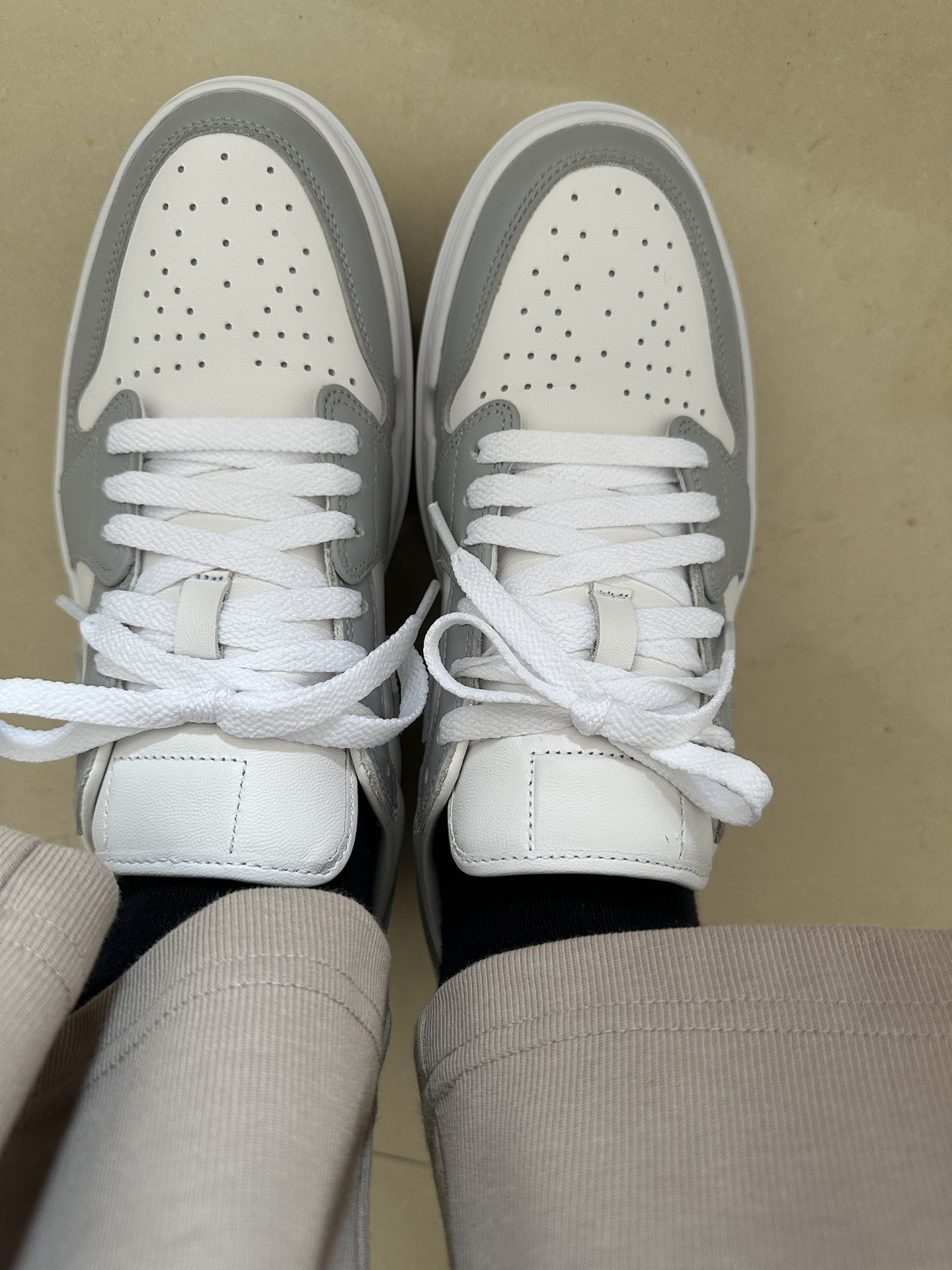 custom review-Jordan Air Jordan 1 ELEVATE Low SE 'Волк GREY' Low Топ Винтажные баскетбольные кроссовки Женские Серый белый