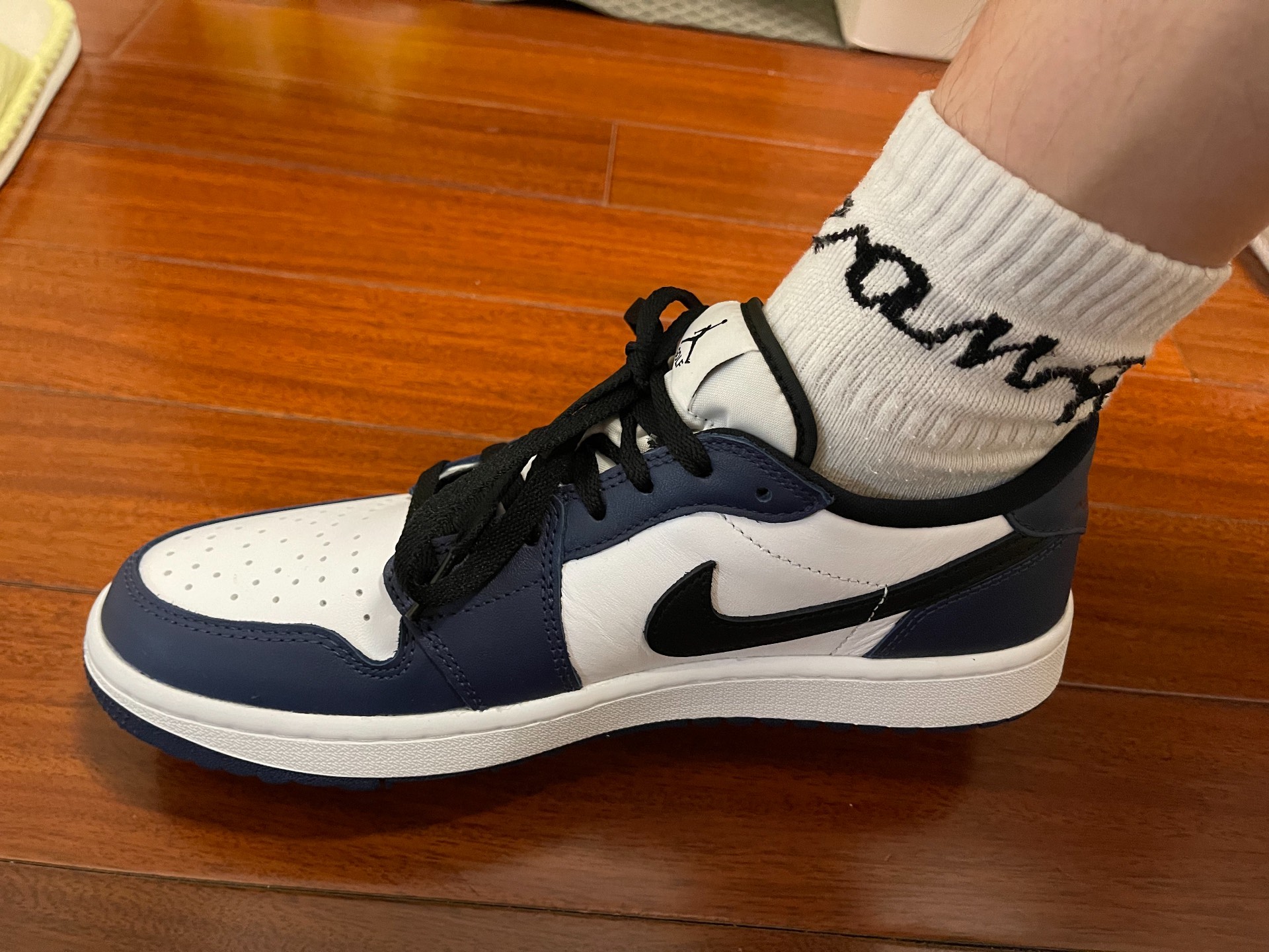 custom review-Air Jordan 1 Retro Low Golf 'Midnight Navy'