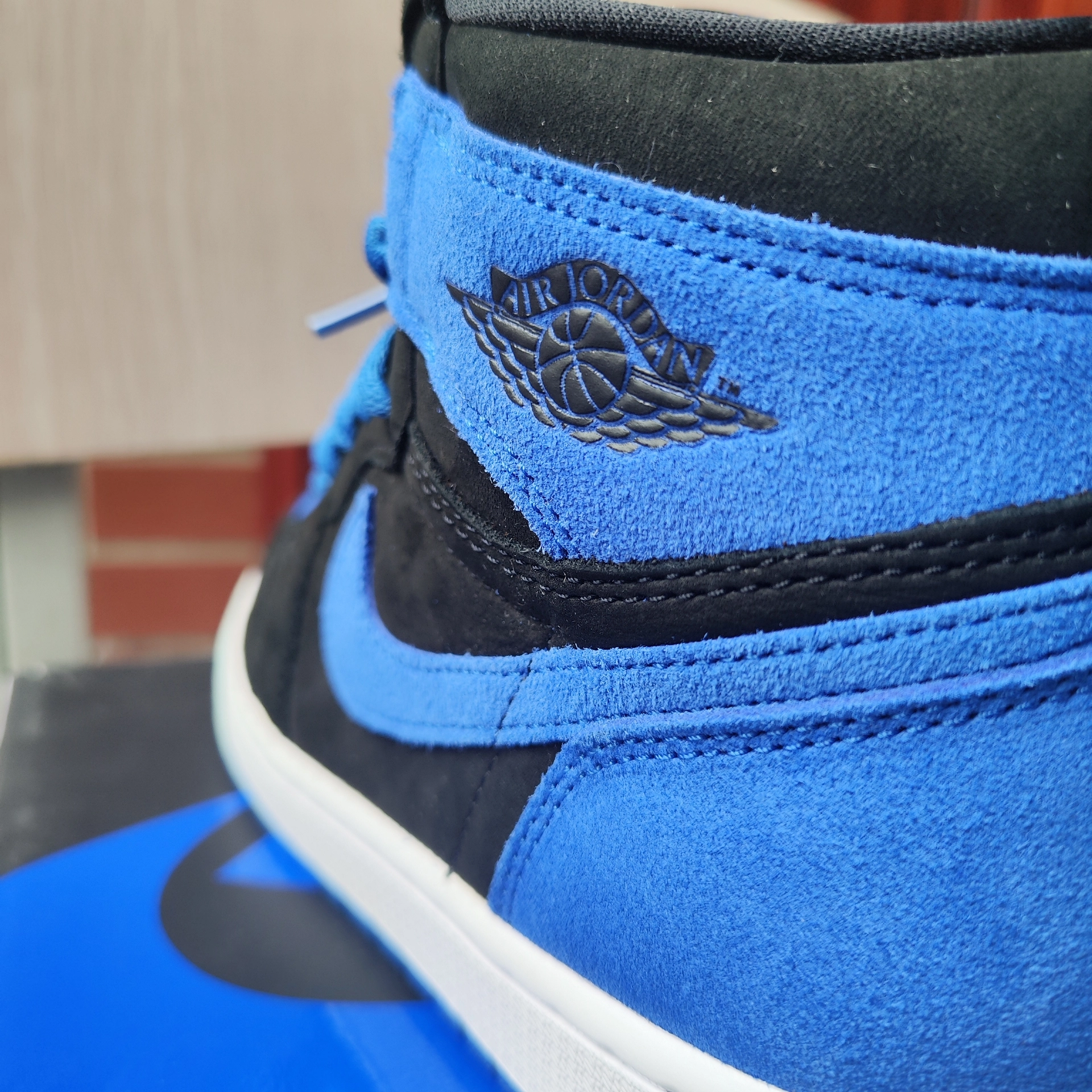 custom review-Jordan 1 Retro High Og Royal Reimagined