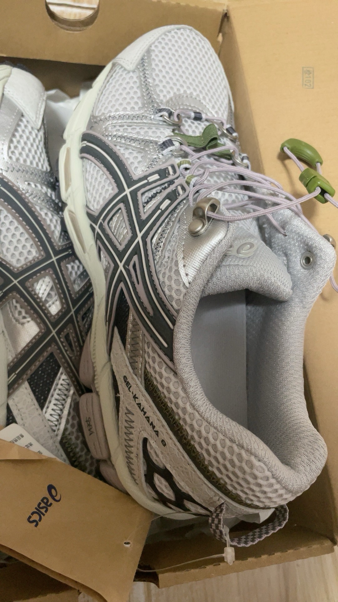 custom review-ASICS Гель Kahana 8 FL противоскользящие дышащие и прочные низкие кроссовки для бега по пересеченной местности женские серые