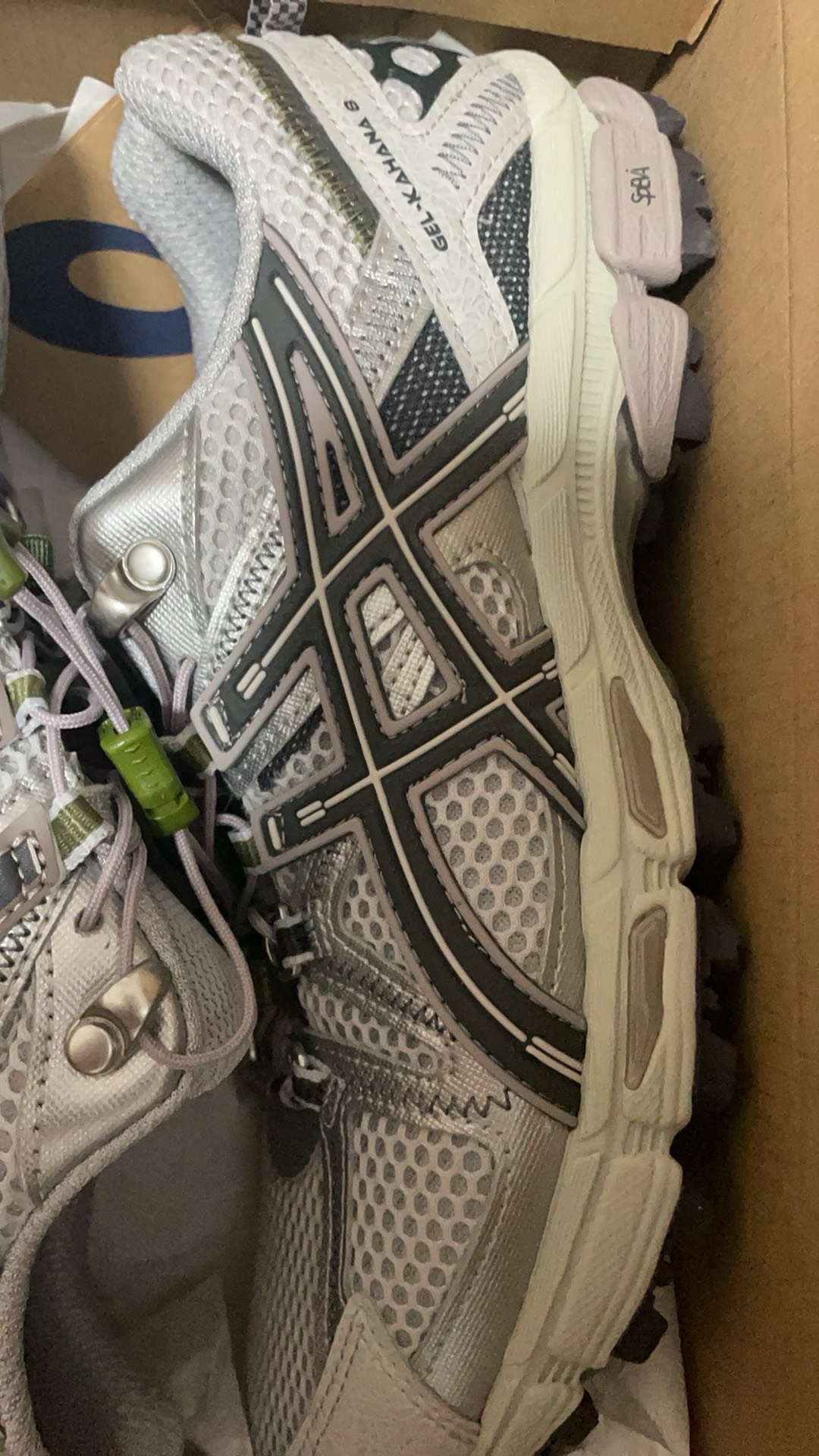 custom review-ASICS Гель Kahana 8 FL противоскользящие дышащие и прочные низкие кроссовки для бега по пересеченной местности женские серые