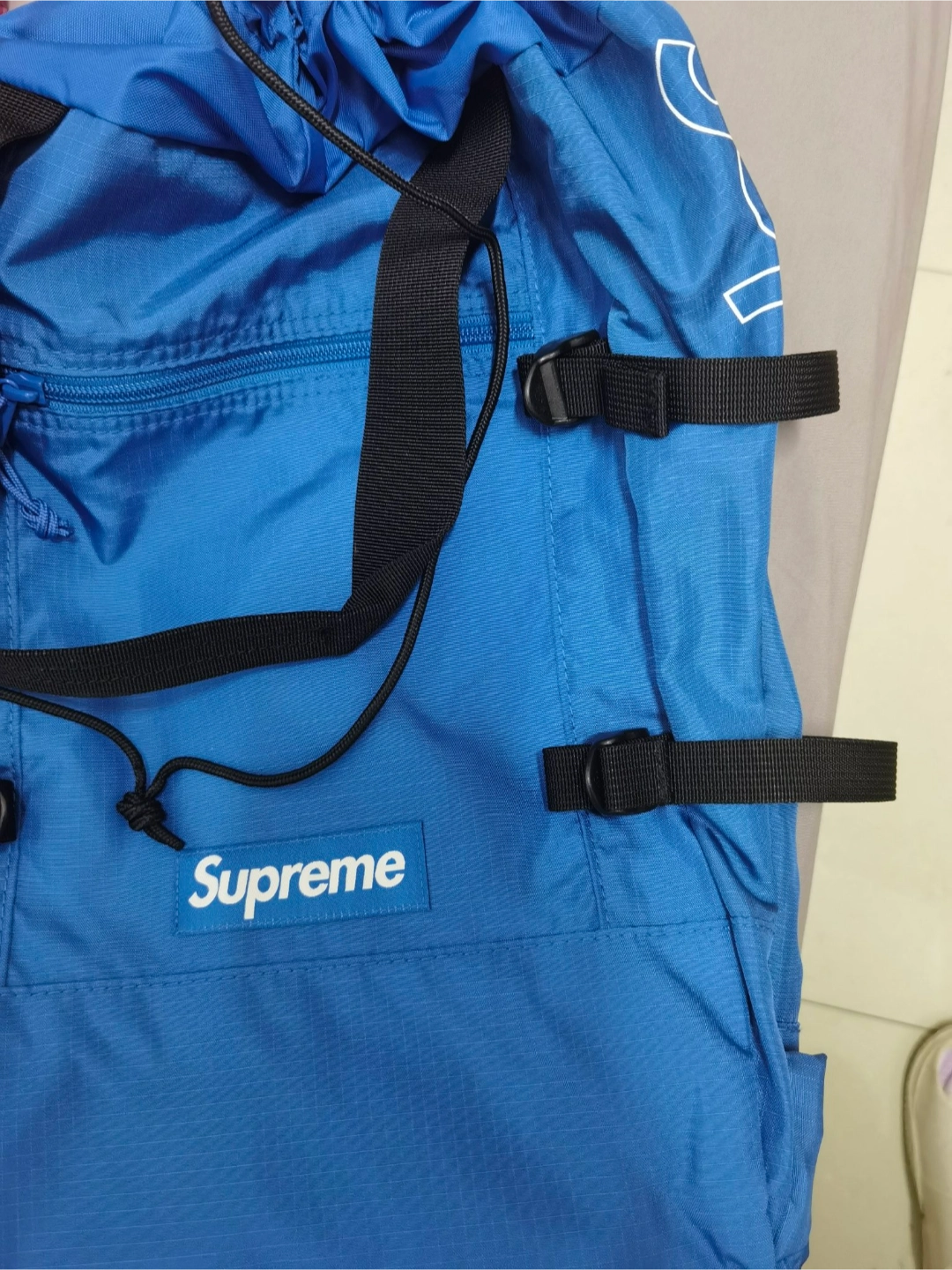 custom review-Supreme SS19 Нейлоновая сумка-тоут сумка для покупок рюкзак унисекс синий