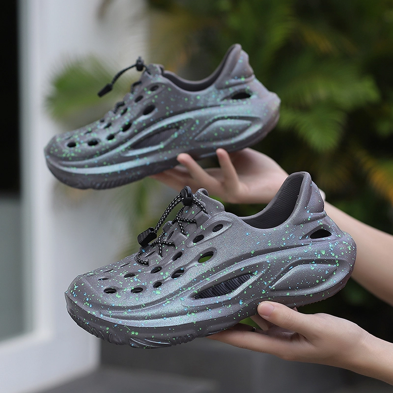 城市骆驼 eva 炫酷变色户外运动软底微弹 洞洞鞋 男款