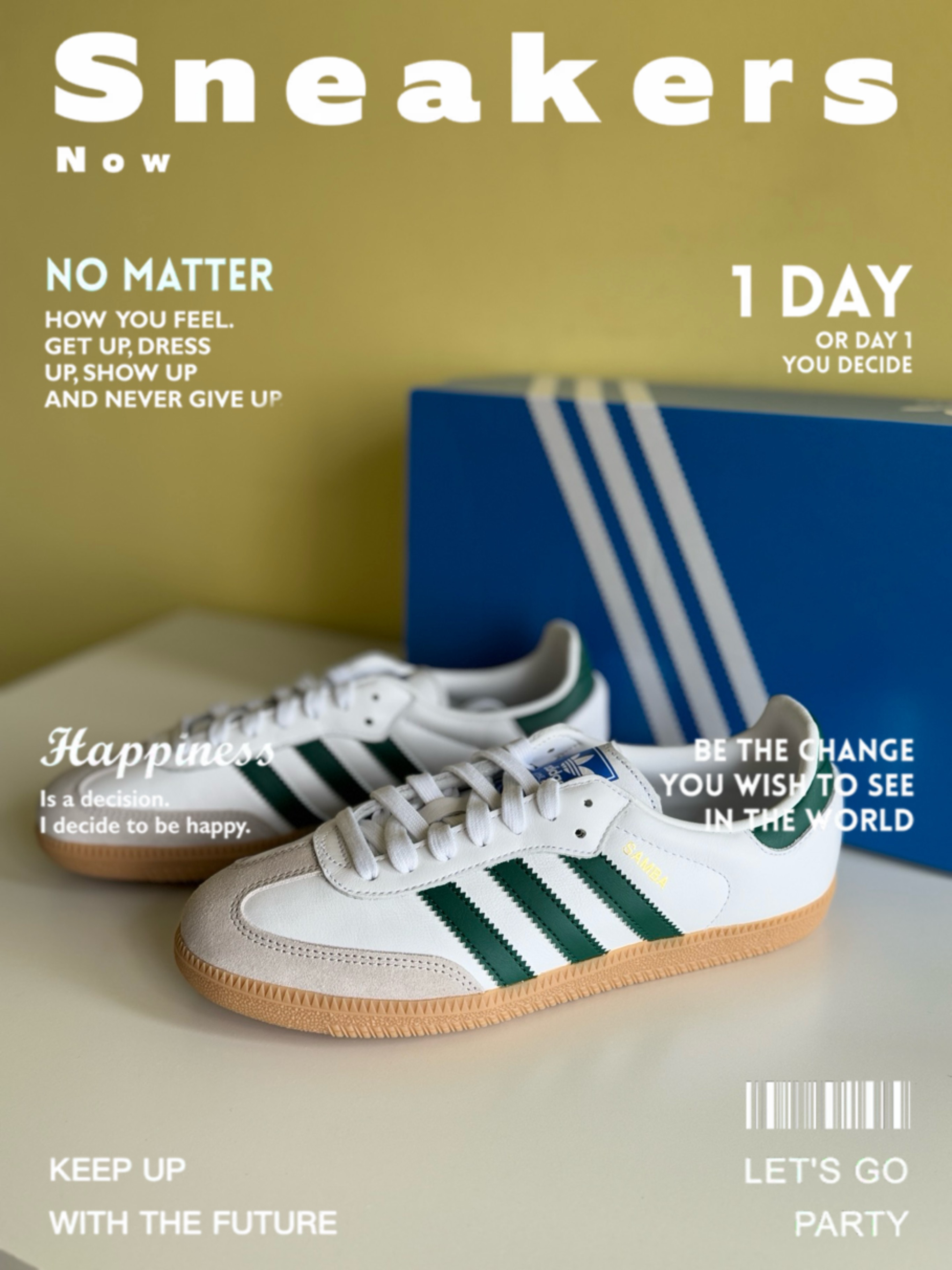 开箱 | 属于三叶草☘️绿色的夏天samba