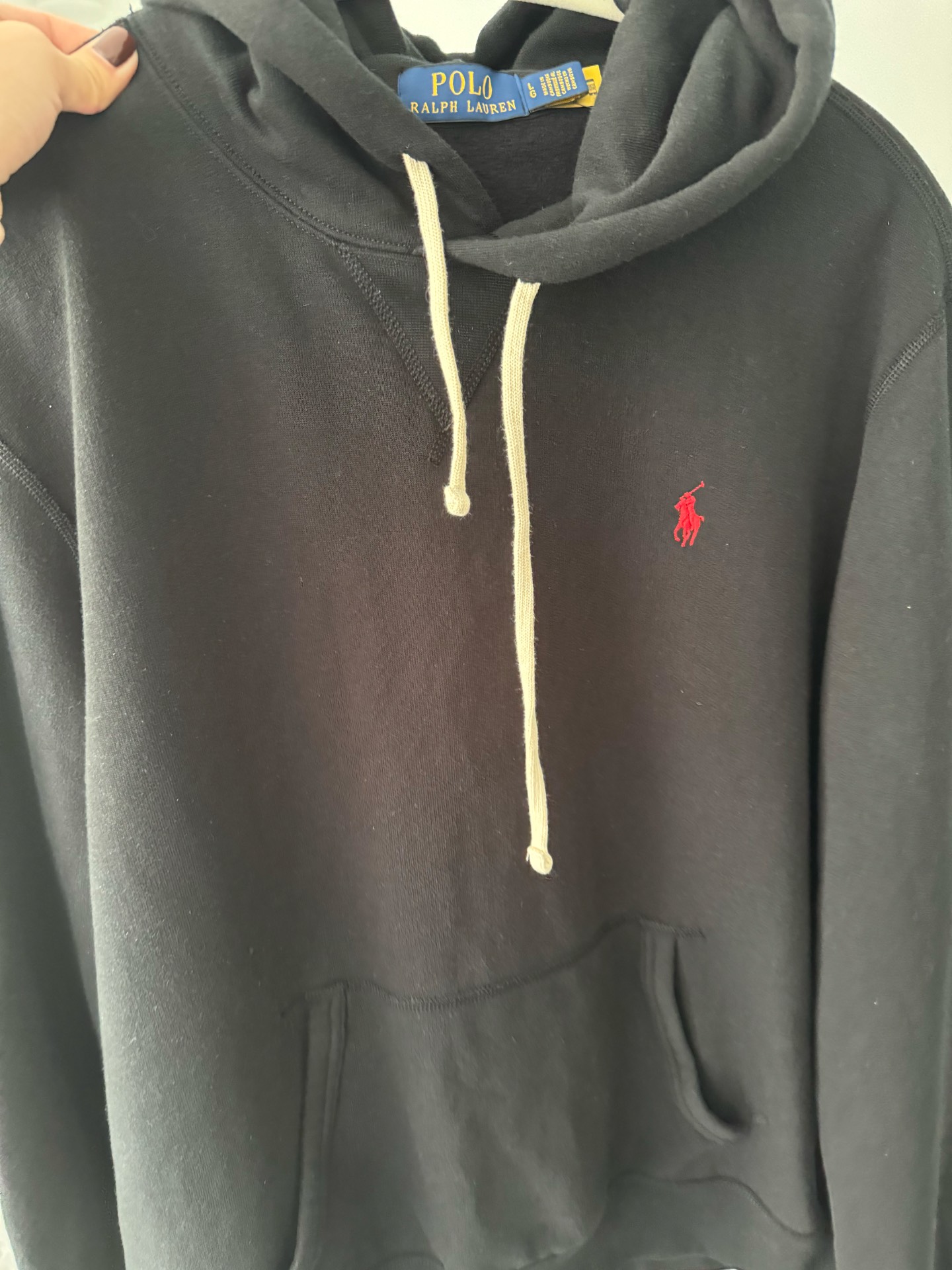 custom review-Свитшот Polo Ralph Lauren Мужской Черный