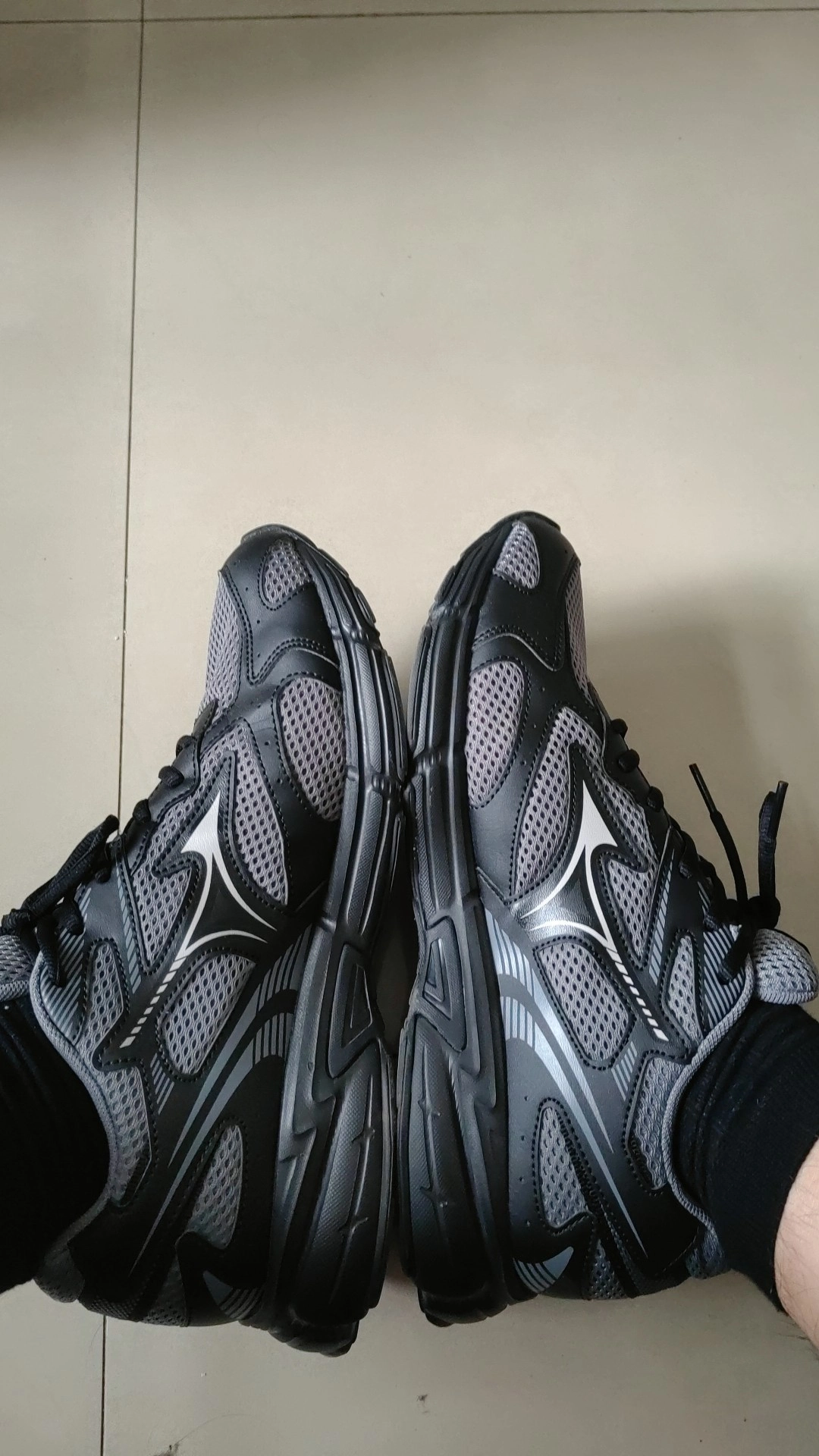 custom review-Mizuno Speed 2K Амортизаторы Shock противоскользящие дышащие низкий топ беговые кроссовки унисекс черный серый