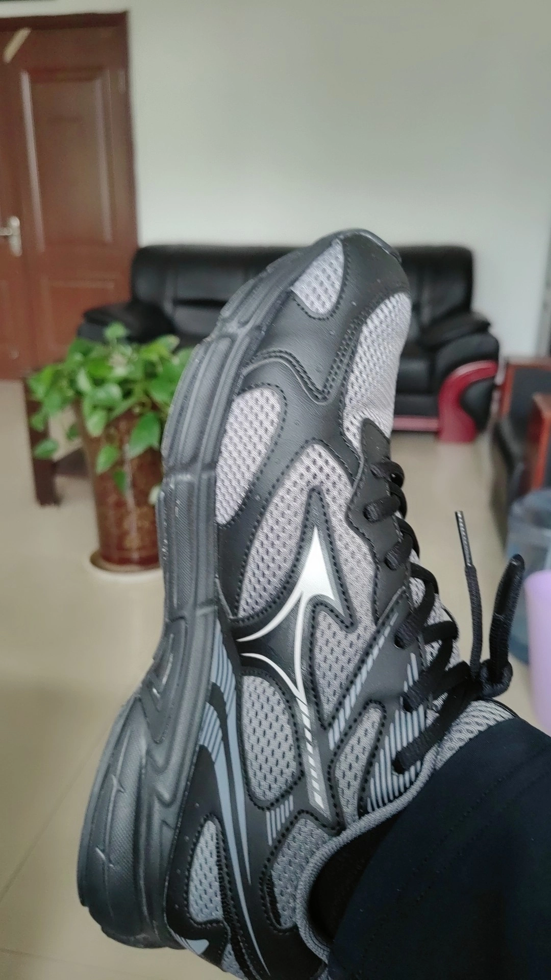 custom review-Mizuno Speed 2K Амортизаторы Shock противоскользящие дышащие низкий топ беговые кроссовки унисекс черный серый