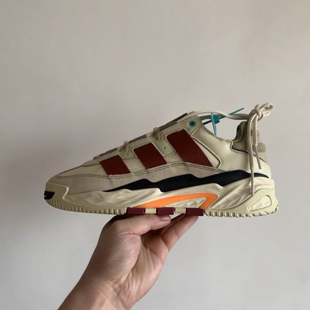 custom review-Adidas Originals Niteball 1,0 Slip-Resistant Abrasion-Resistant Low Top Casual Shoes Unisex Beige Umber