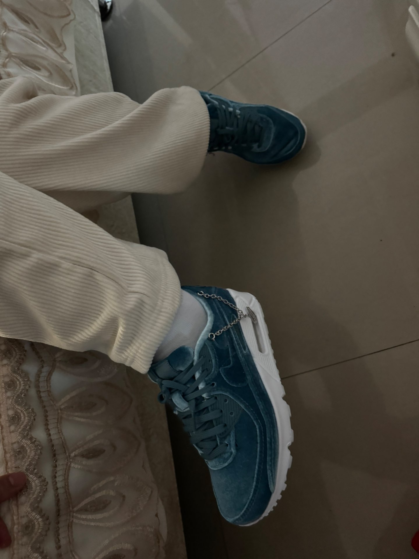 custom review-Nike Air Max 90 Low Топ Повседневные Беговые Кроссовки Женские Озерный Зеленый