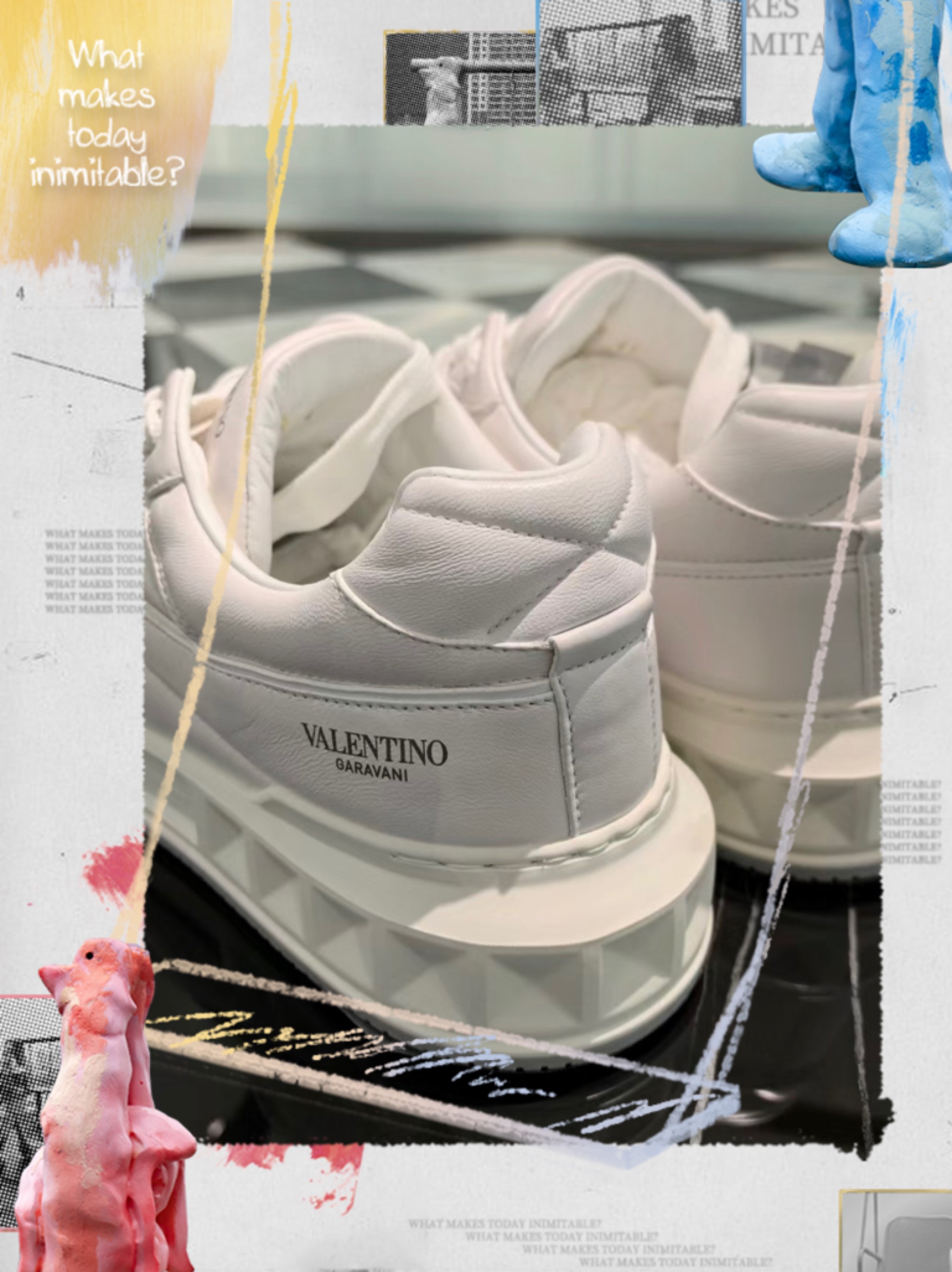 华伦天奴小白鞋