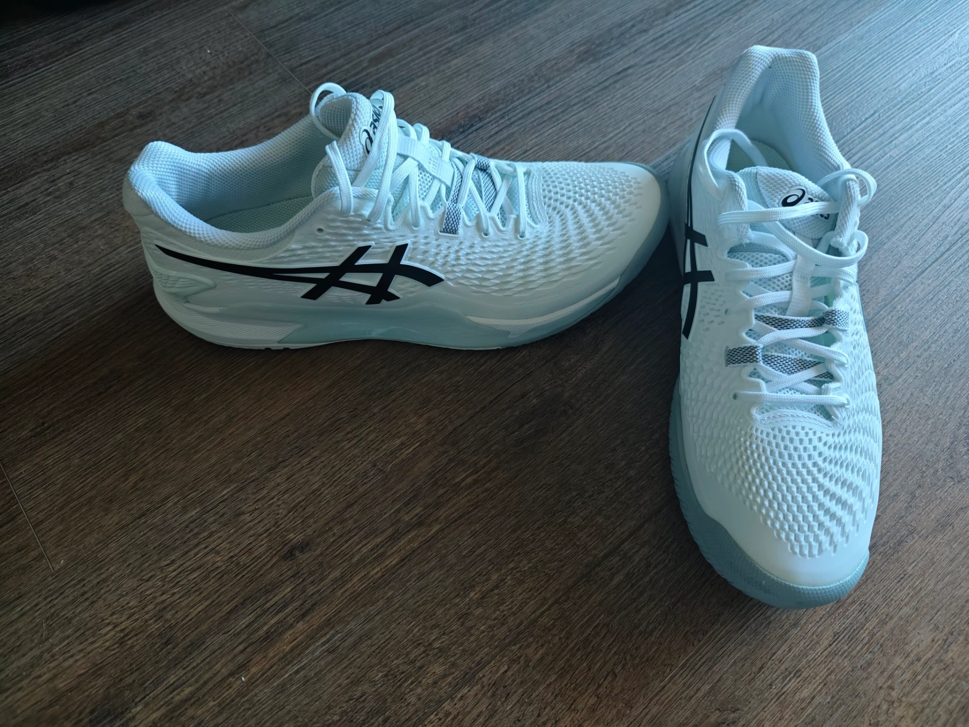 custom review-Asics Gel Resolution 9 Low Top Теннисные Кроссовки Мужские Белые Черные