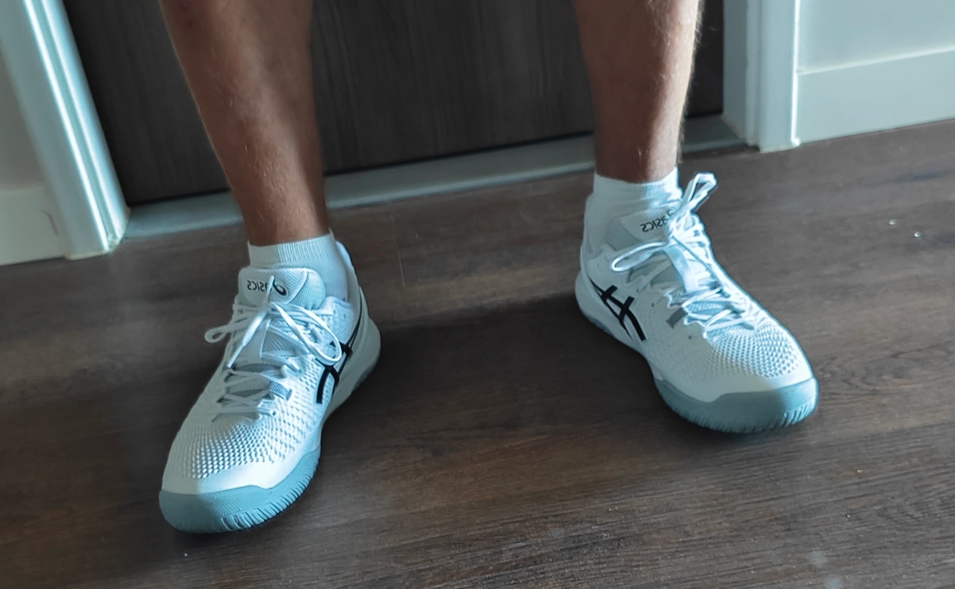 custom review-Asics Gel Resolution 9 Low Top Теннисные Кроссовки Мужские Белые Черные