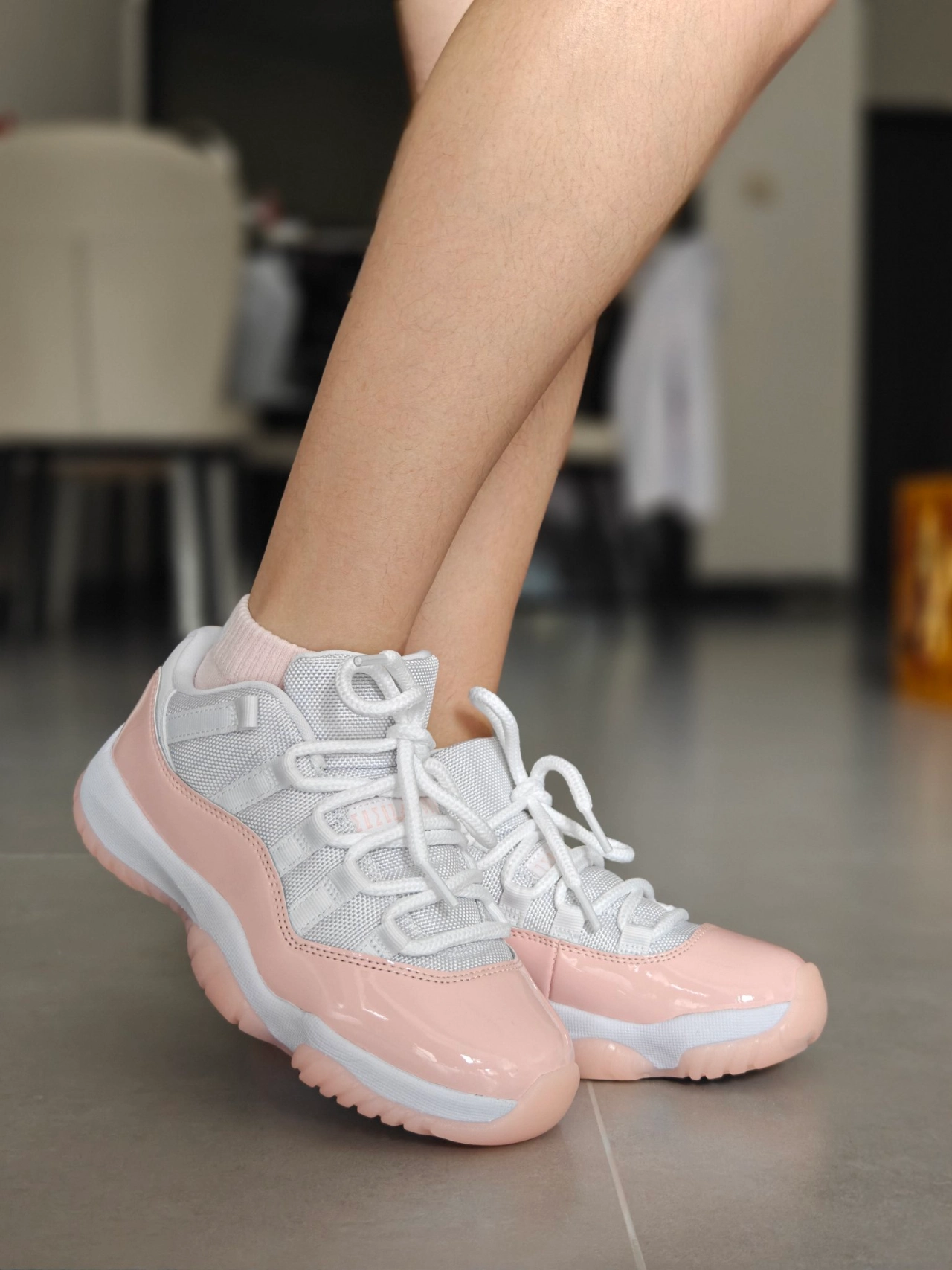 custom review-jordan Brand 11 Retro Low Legend Pink Women's