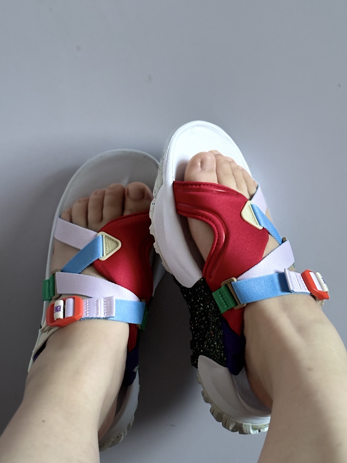 custom review-Nike Oneonta BE TRUE Пляжные сандалии Унисекс Белый Красный Фиолетовый