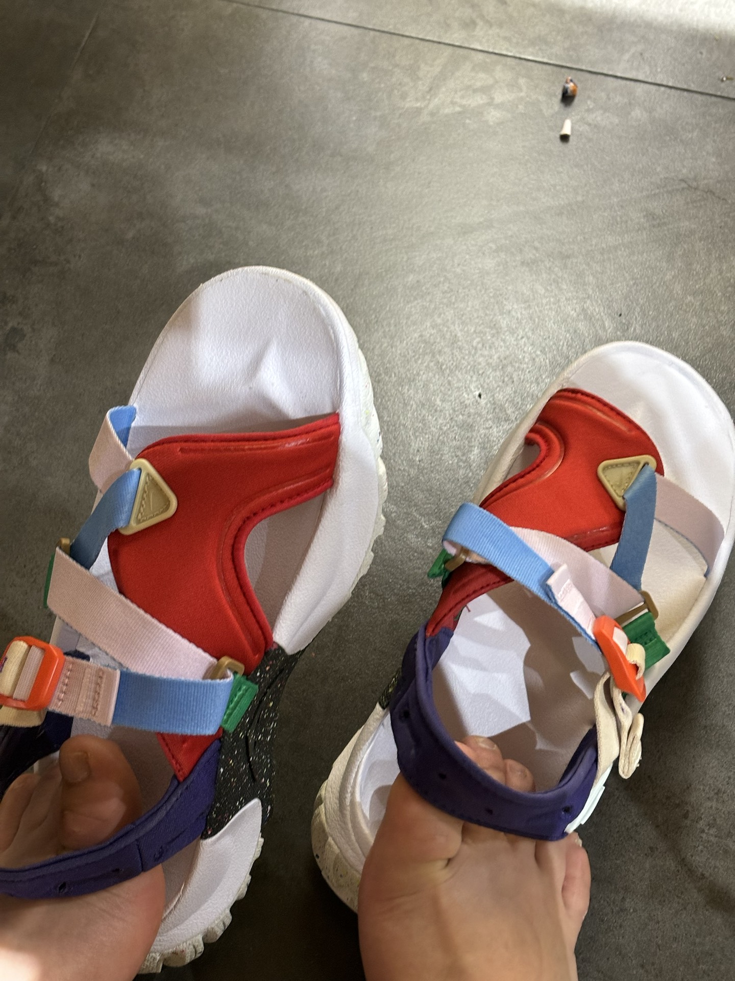 custom review-Nike Oneonta BE TRUE Пляжные сандалии Унисекс Белый Красный Фиолетовый