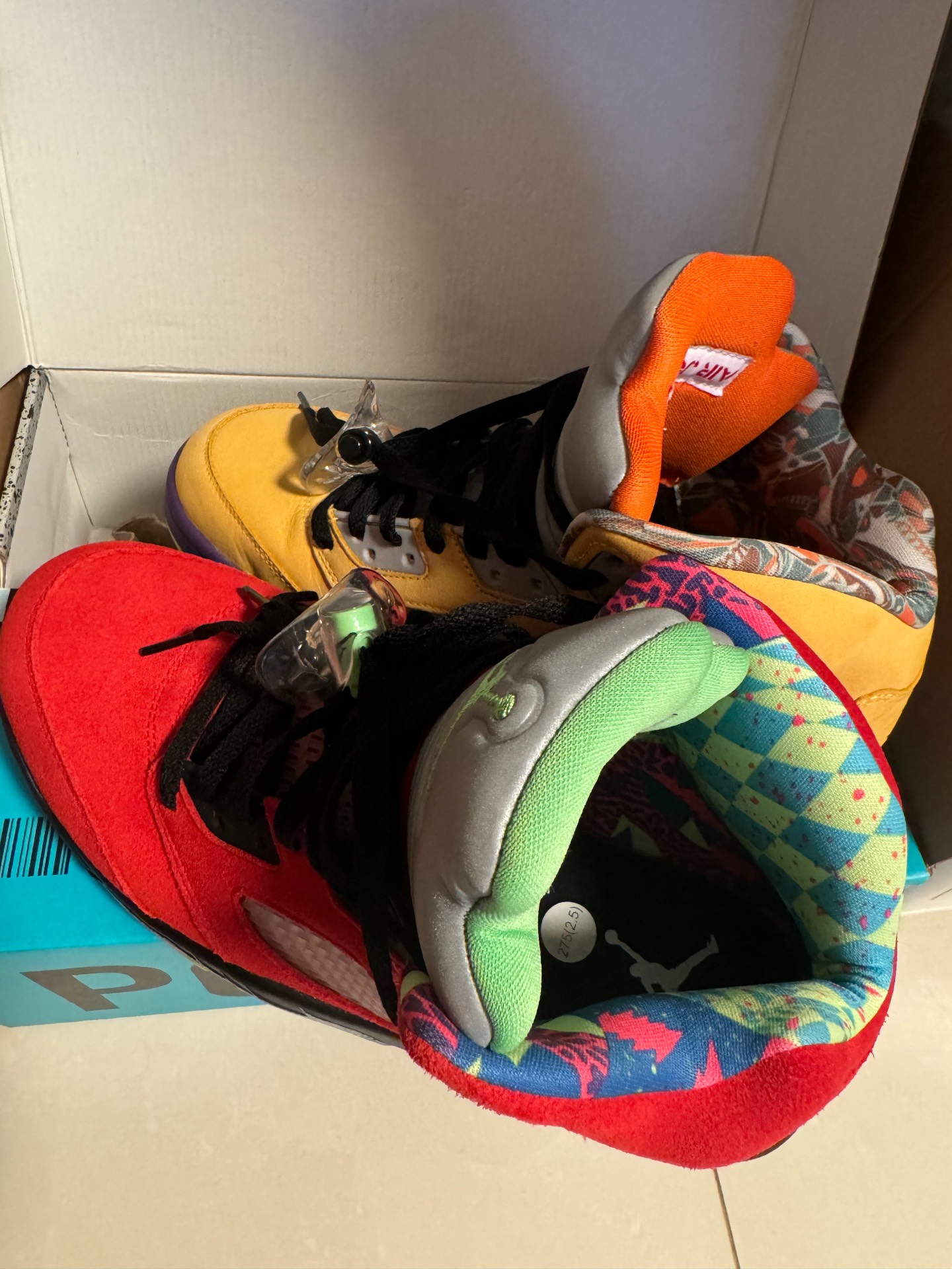 custom review-Air Jordan 5 Retro SE "What The"