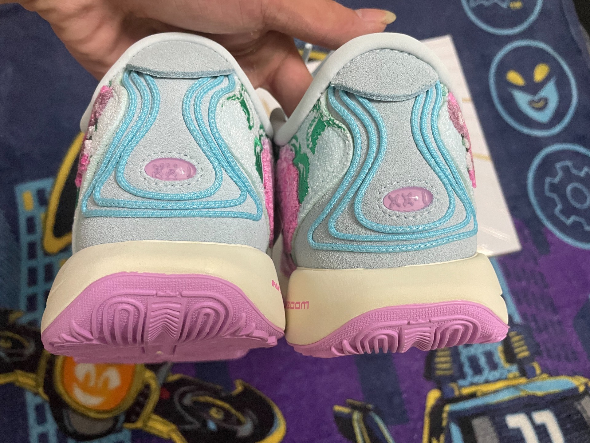 custom review-Nike Lebron 21 Low Топ Баскетбольные кроссовки Мужской Ледяной синий