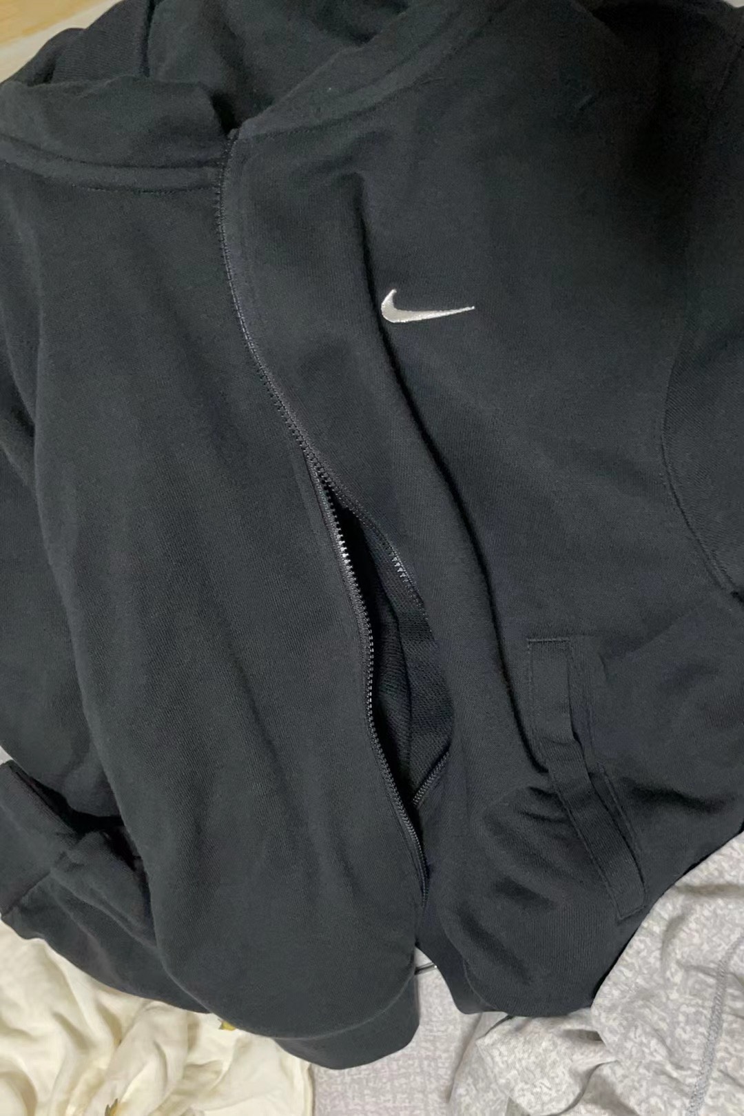 custom review-nike Sportswear CHILL Terry Толстовка Женская Черная