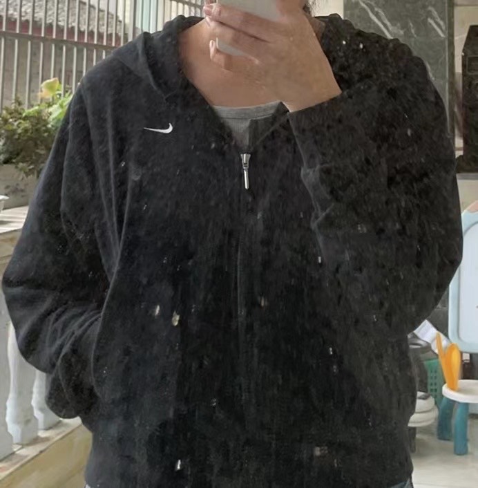 custom review-nike Sportswear CHILL Terry Толстовка Женская Черная