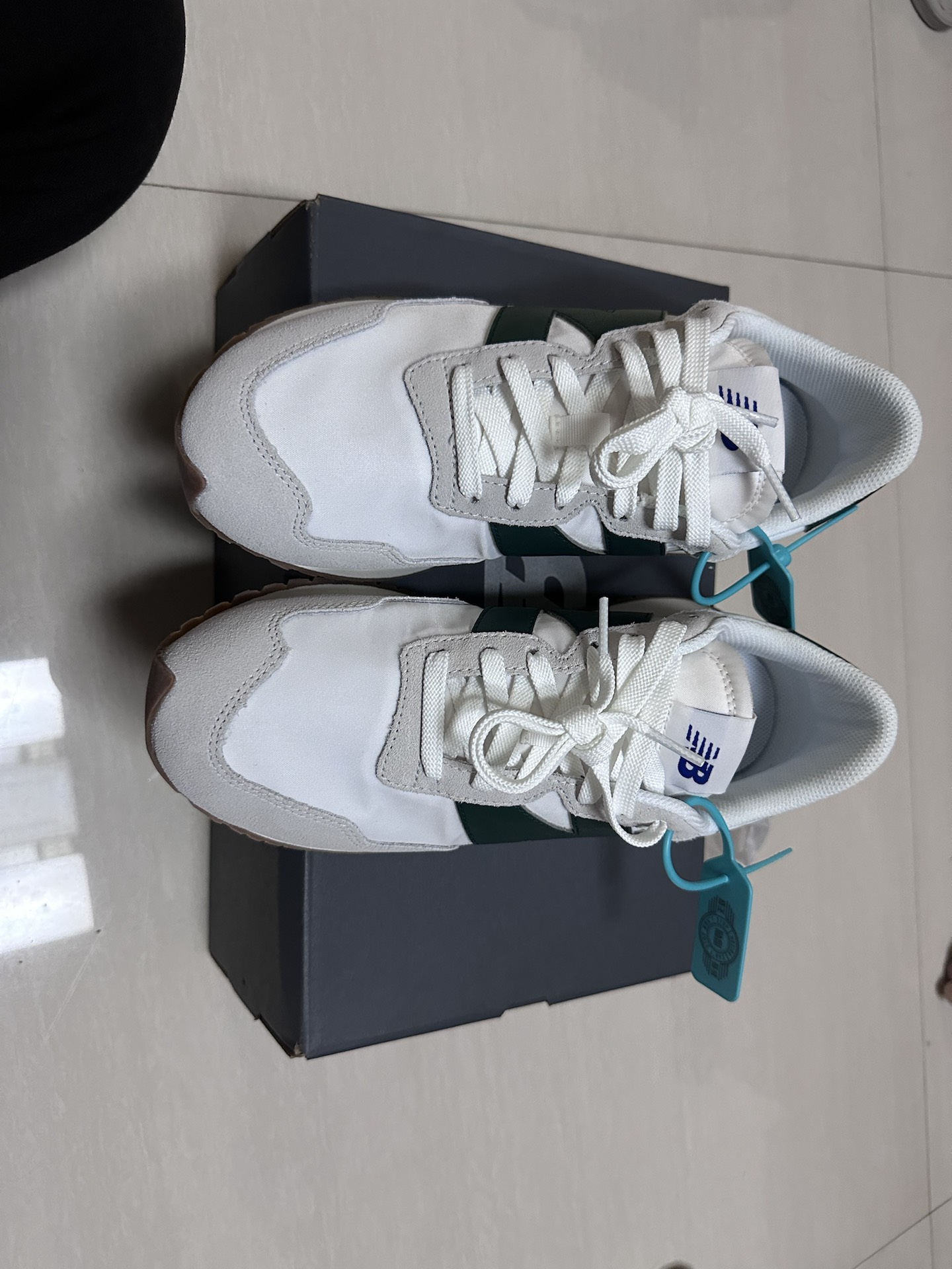 custom review-New Balance NB 237 Устойчивый к истиранию Низкий Топ Повседневная Беговая Обувь Унисекс Серый Зеленый