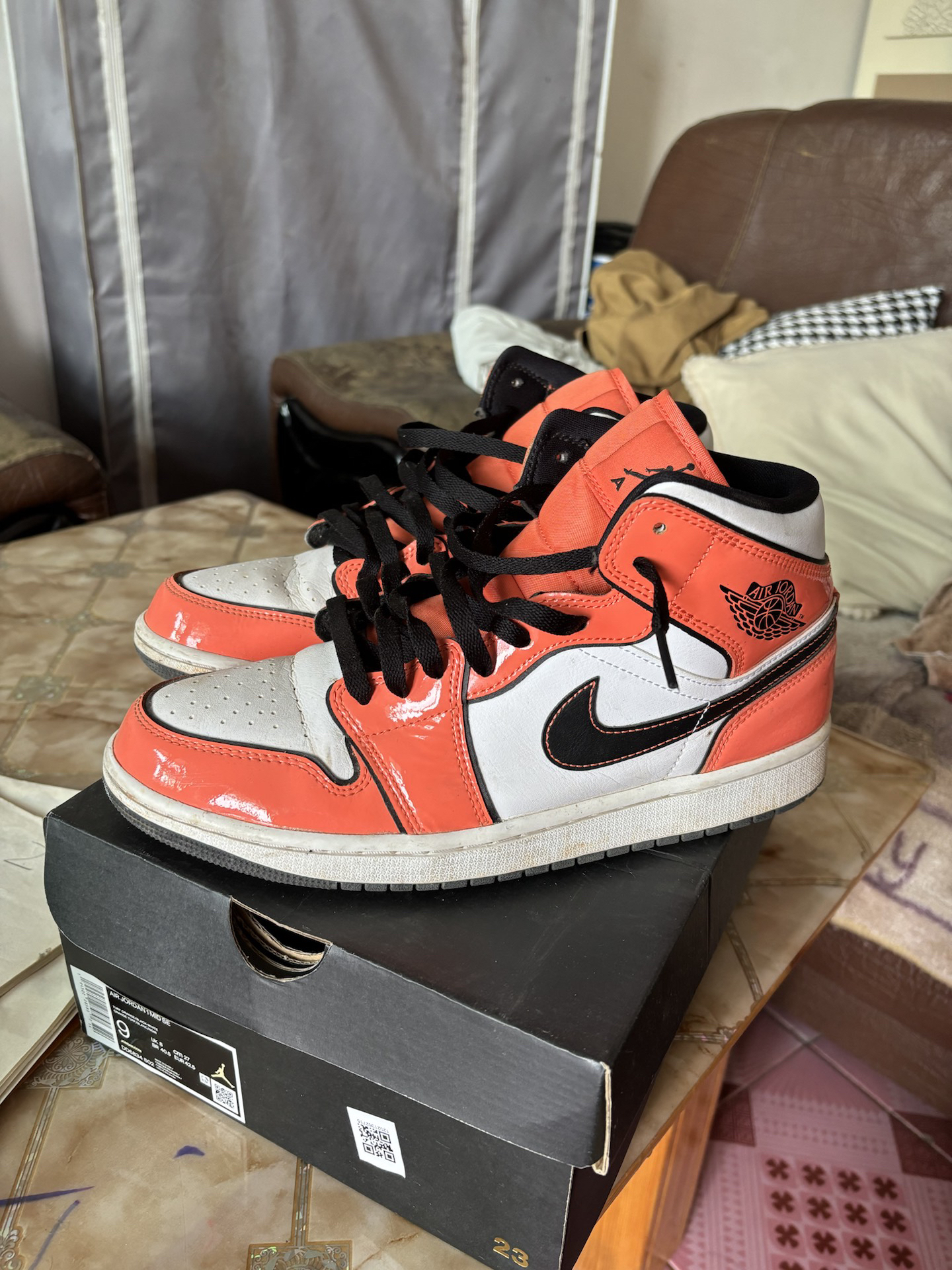 aj1鞋帮褶皱图片