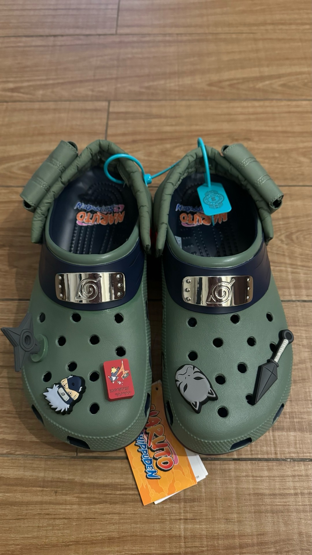 custom review-Naruto x Crocs Classic Clog Kakashi Sabo Unisex Green Наруто x Crocs Классическая сандалия Какаши Сабо Унисекс Зеленый