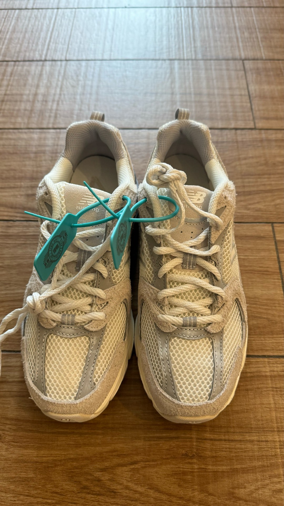 custom review-New Balance NB 530 Устойчивый к истиранию Дышащий Низкий Топ Повседневные Городские Коммутирующие Беговые кроссовки Унисекс Бежево-розовые