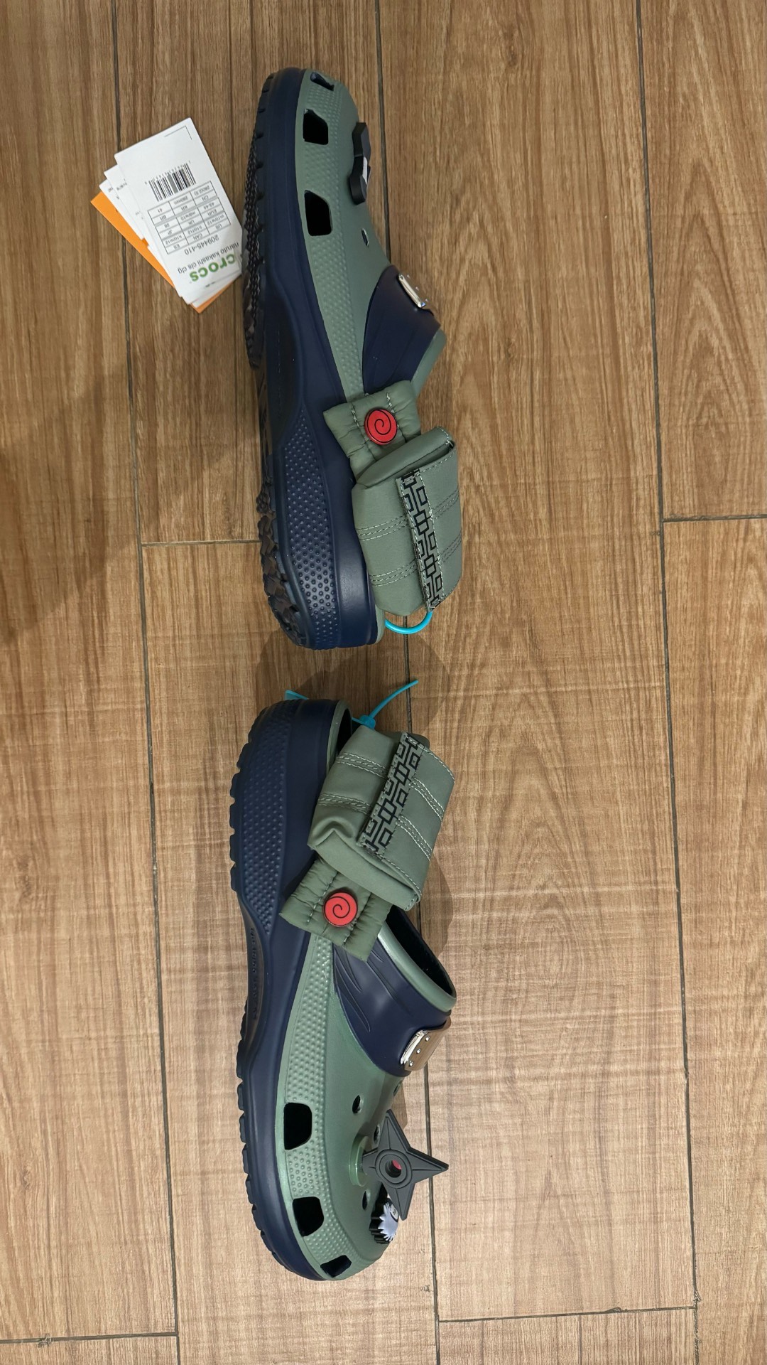 custom review-Naruto x Crocs Classic Clog Kakashi Sabo Unisex Green Наруто x Crocs Классическая сандалия Какаши Сабо Унисекс Зеленый