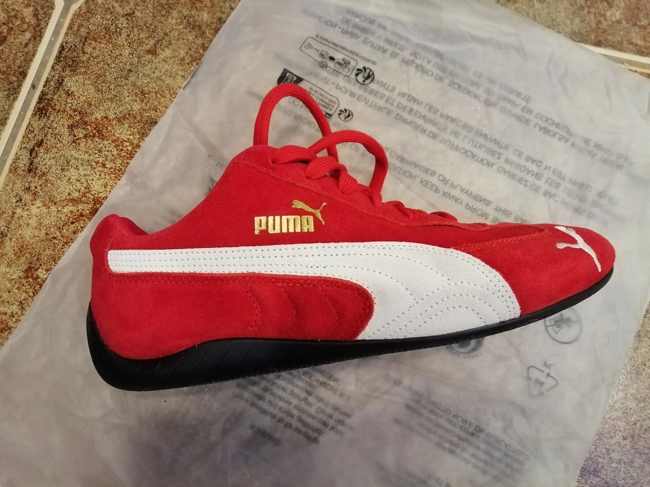 custom review-PUMA Speedcat Go OG Устойчивые к истиранию Низкие Кроссовки для тренировок Унисекс Пламя Красный