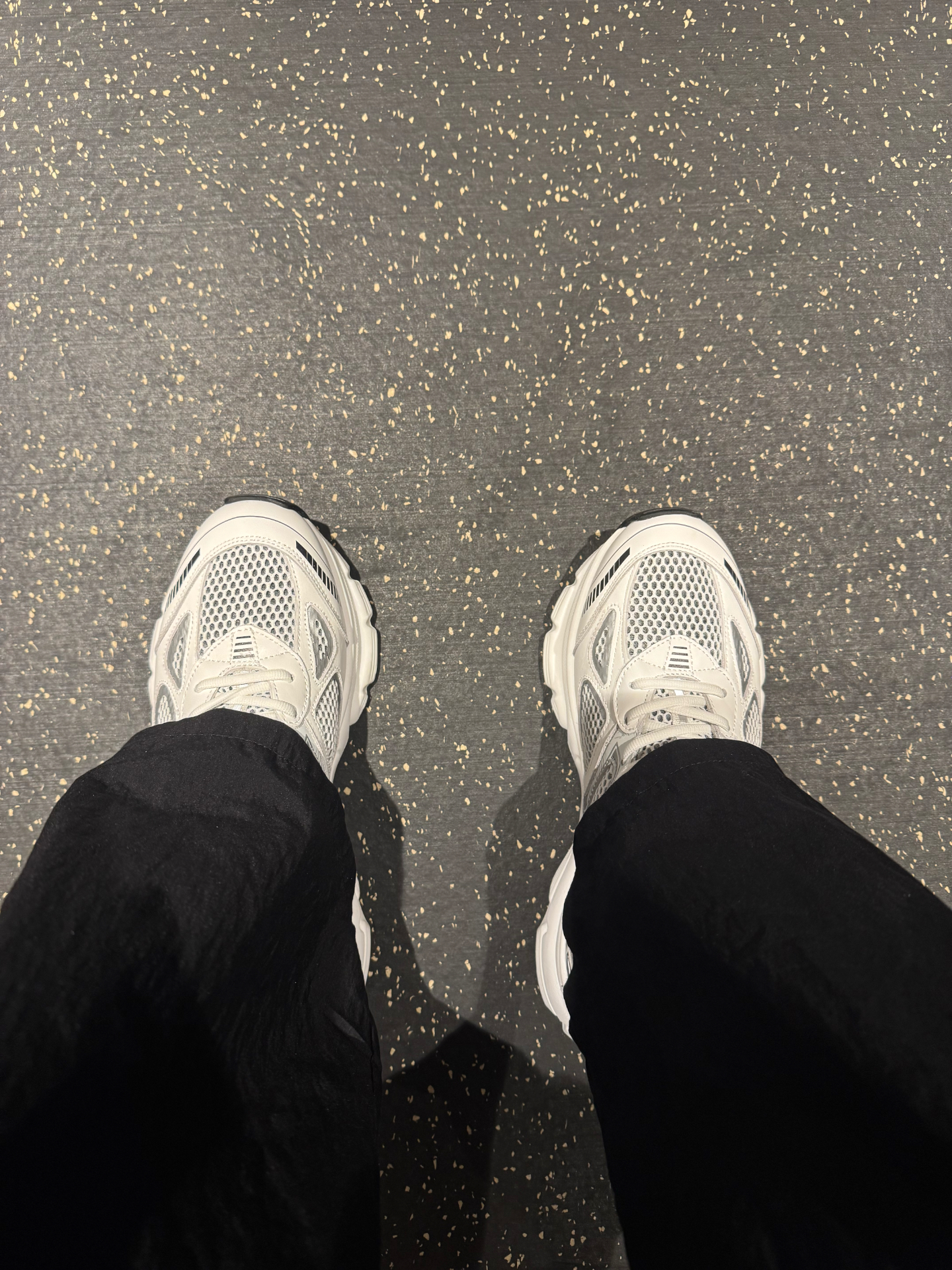 custom review-Axel Arigato Marathon Runner Кожа Кружево Вверх Низкий Верх Спортивная Повседневная Обувь Мужская Белый Серебряный