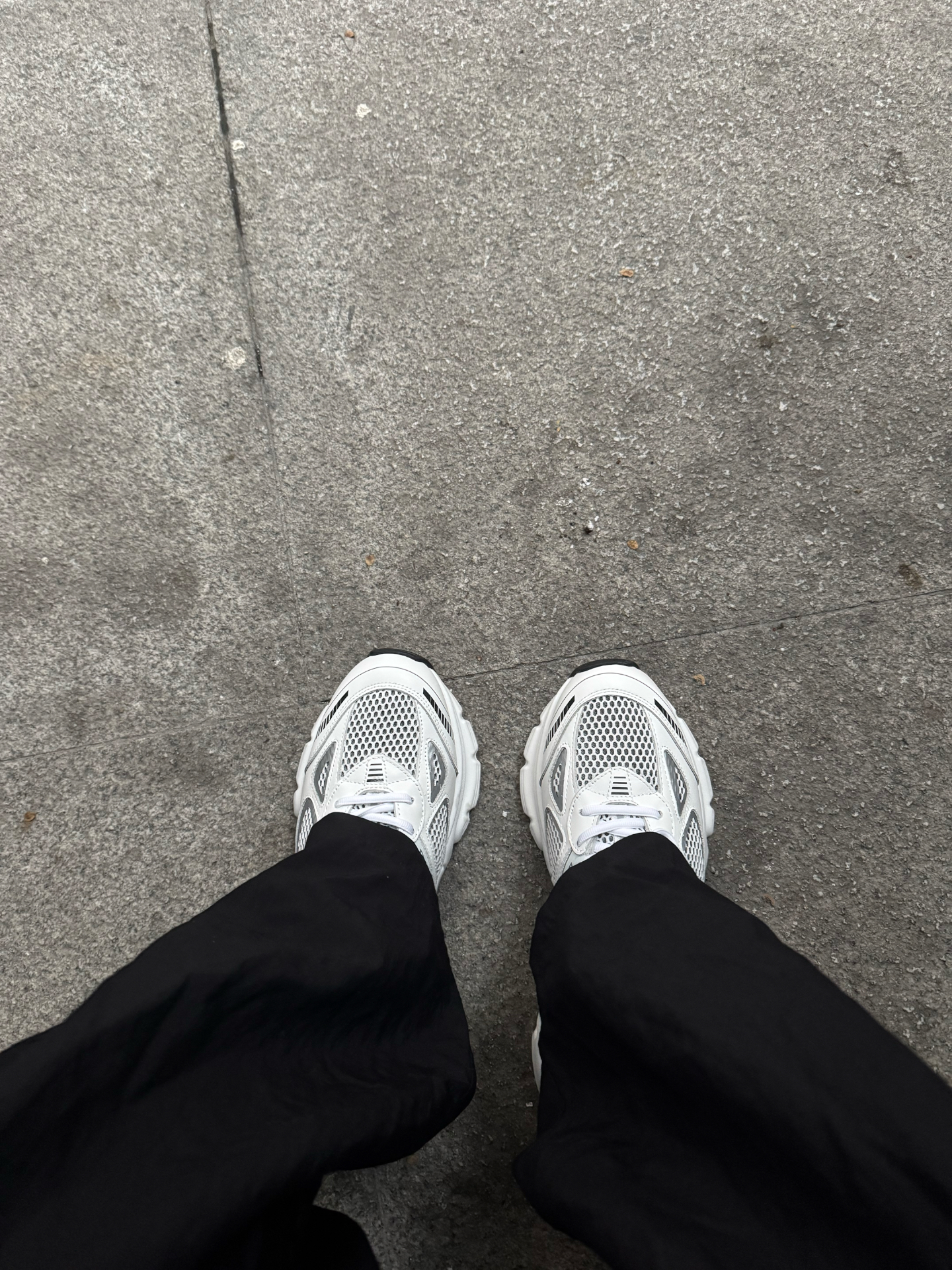 custom review-Axel Arigato Marathon Runner Кожа Кружево Вверх Низкий Верх Спортивная Повседневная Обувь Мужская Белый Серебряный