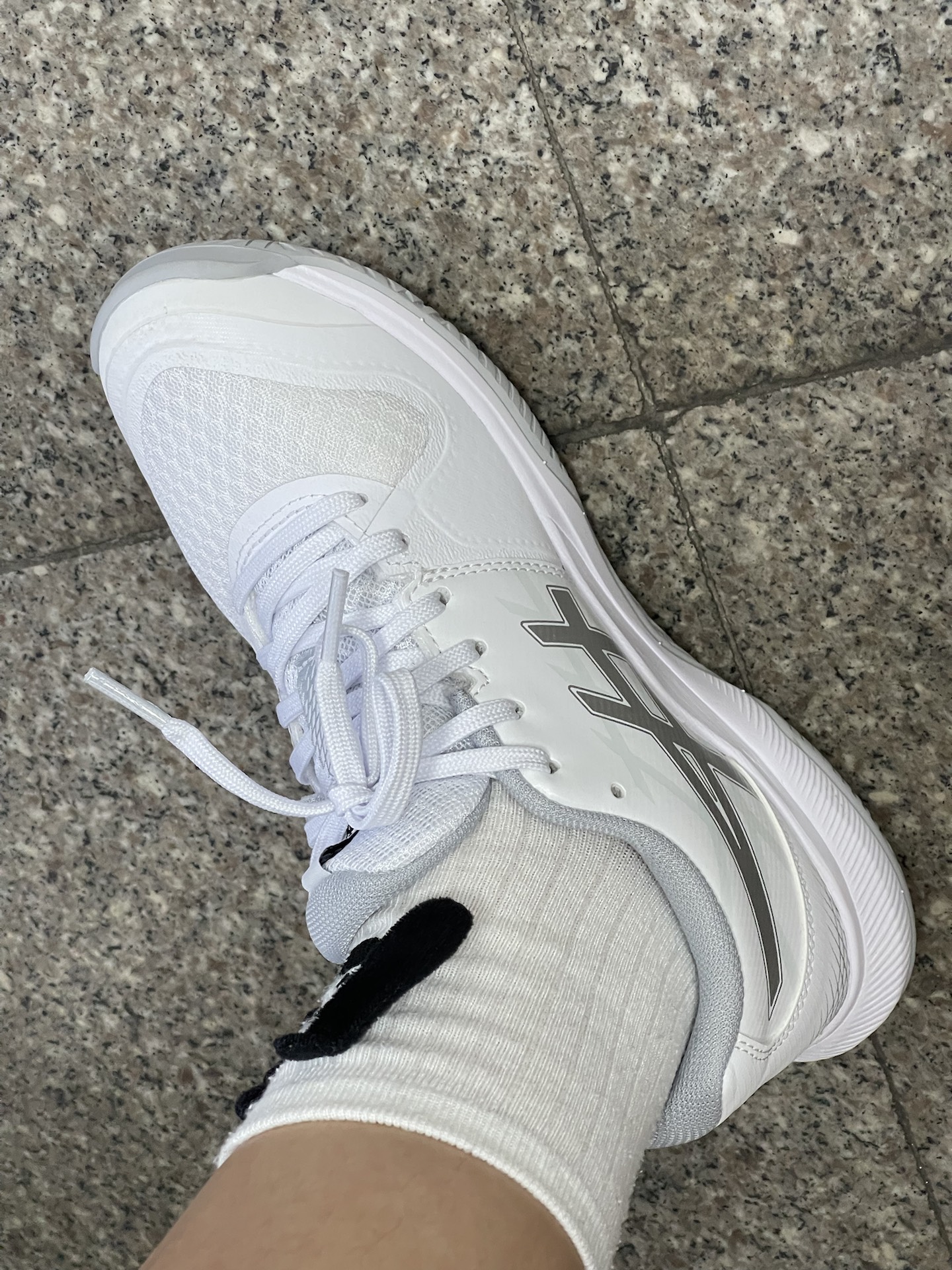 custom review-ASICS Гель Tactic 12 ASICSGEL Tactic 12 Дышащий Низкий Топ Кроссовки для тренировок Женские Белые Серебряные