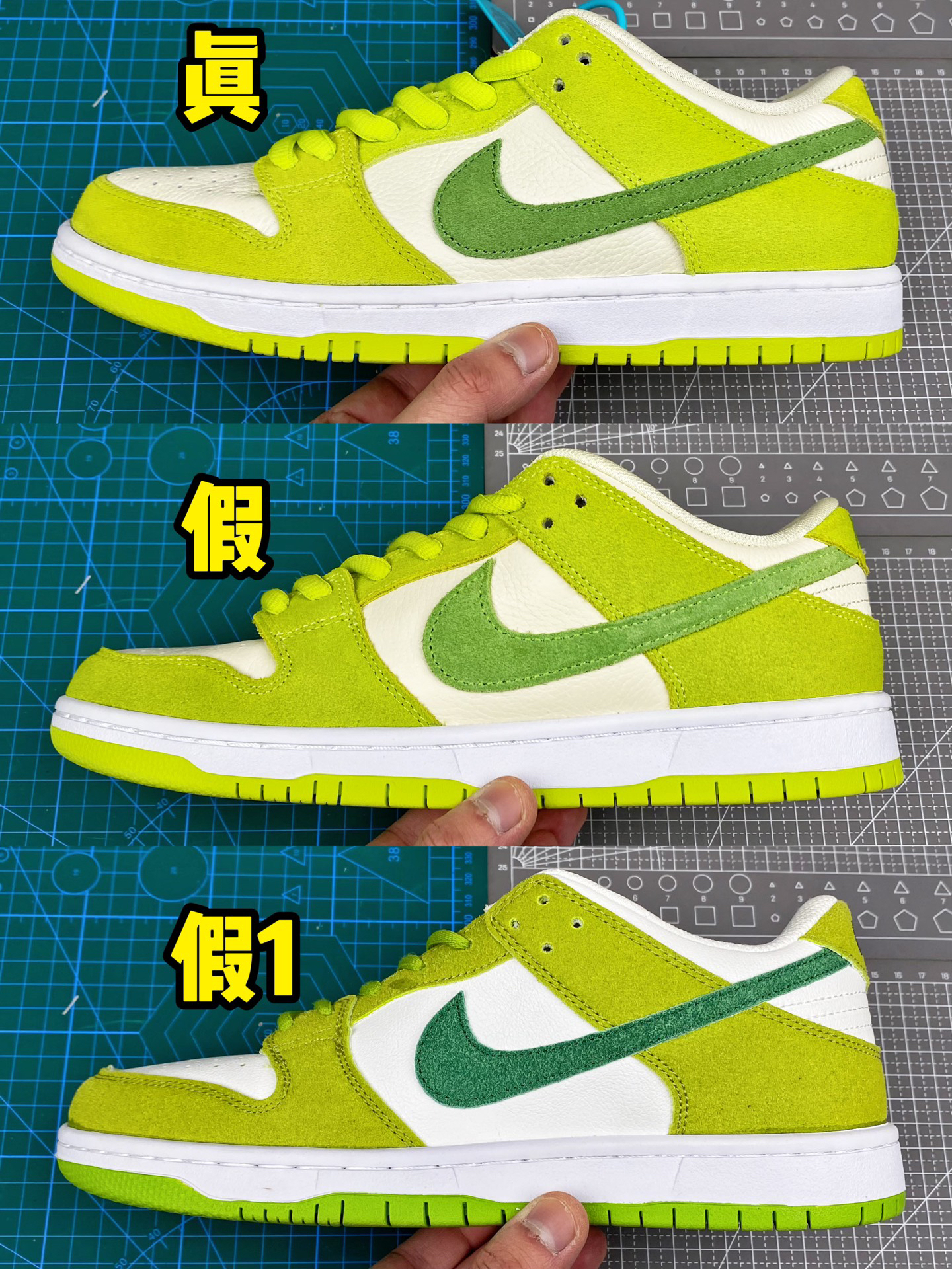 nike真假对比图片