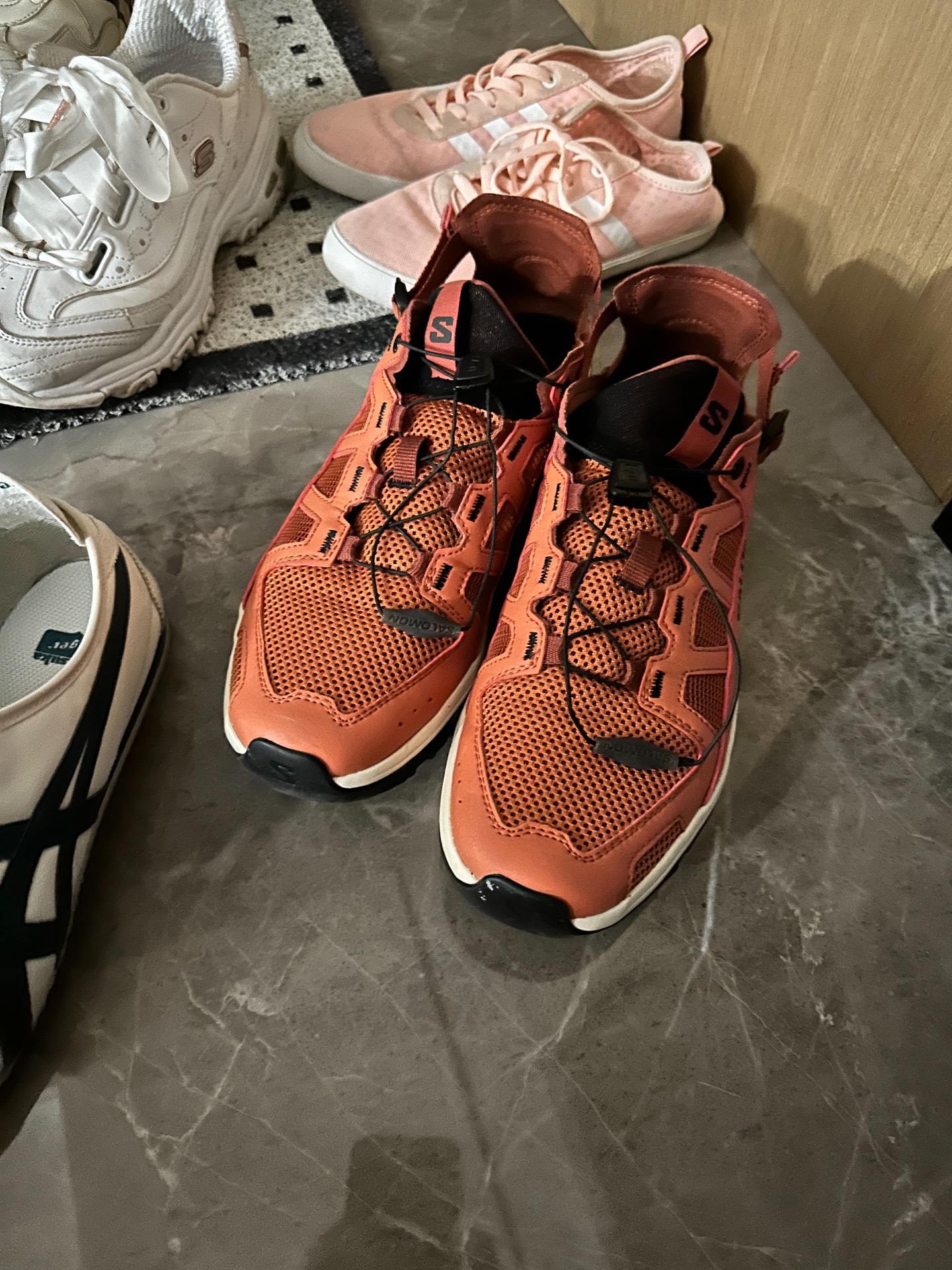 custom review-SALOMON Techamphibian 5 Дышащий Быстросохнущий Сцепление Обувь для горных походов Мужская Spice Красновато-коричневый
