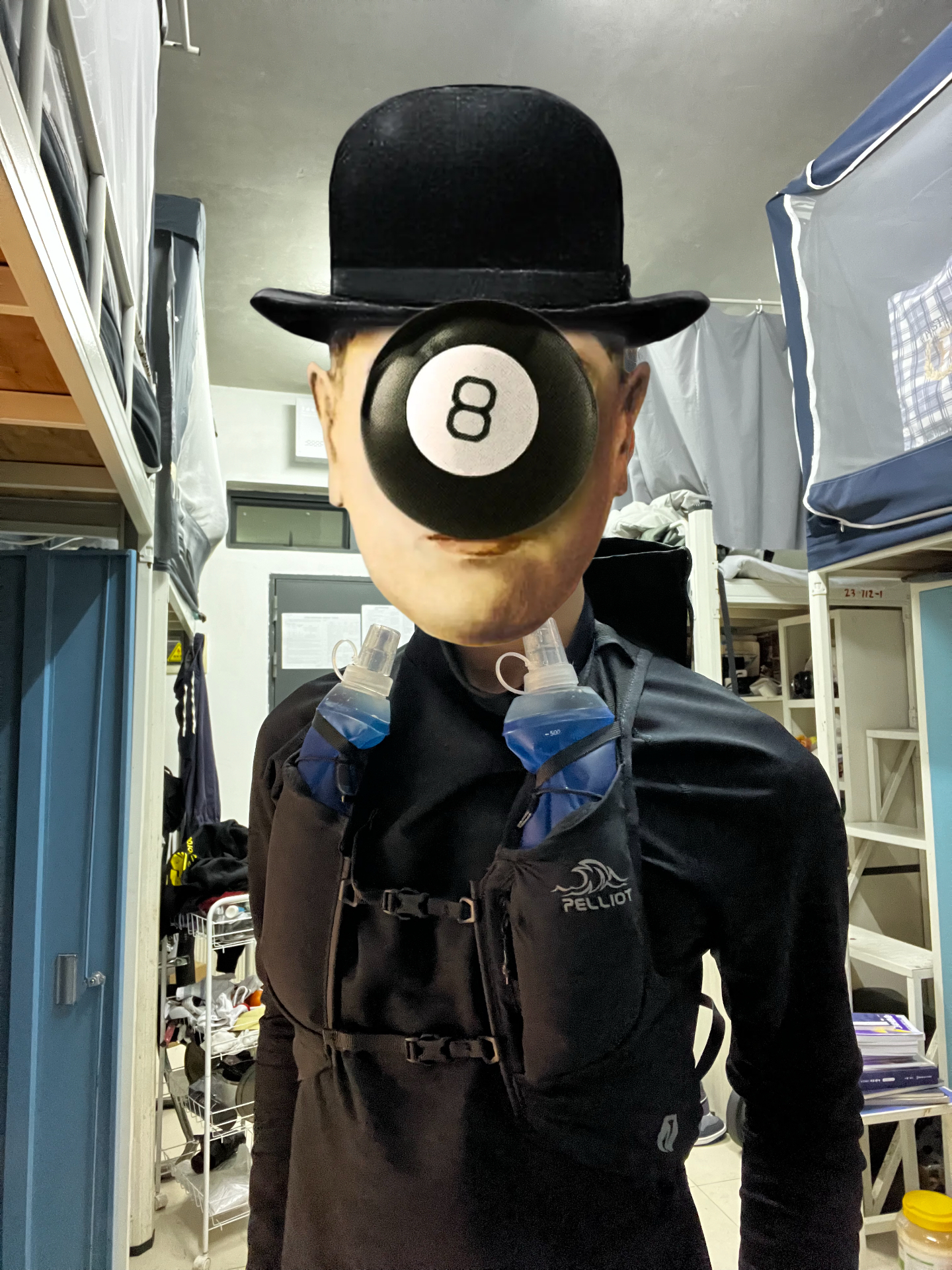 custom review-PELLIOT 10L 12L 14L Туристические сумки Нейлон Черный Унисекс