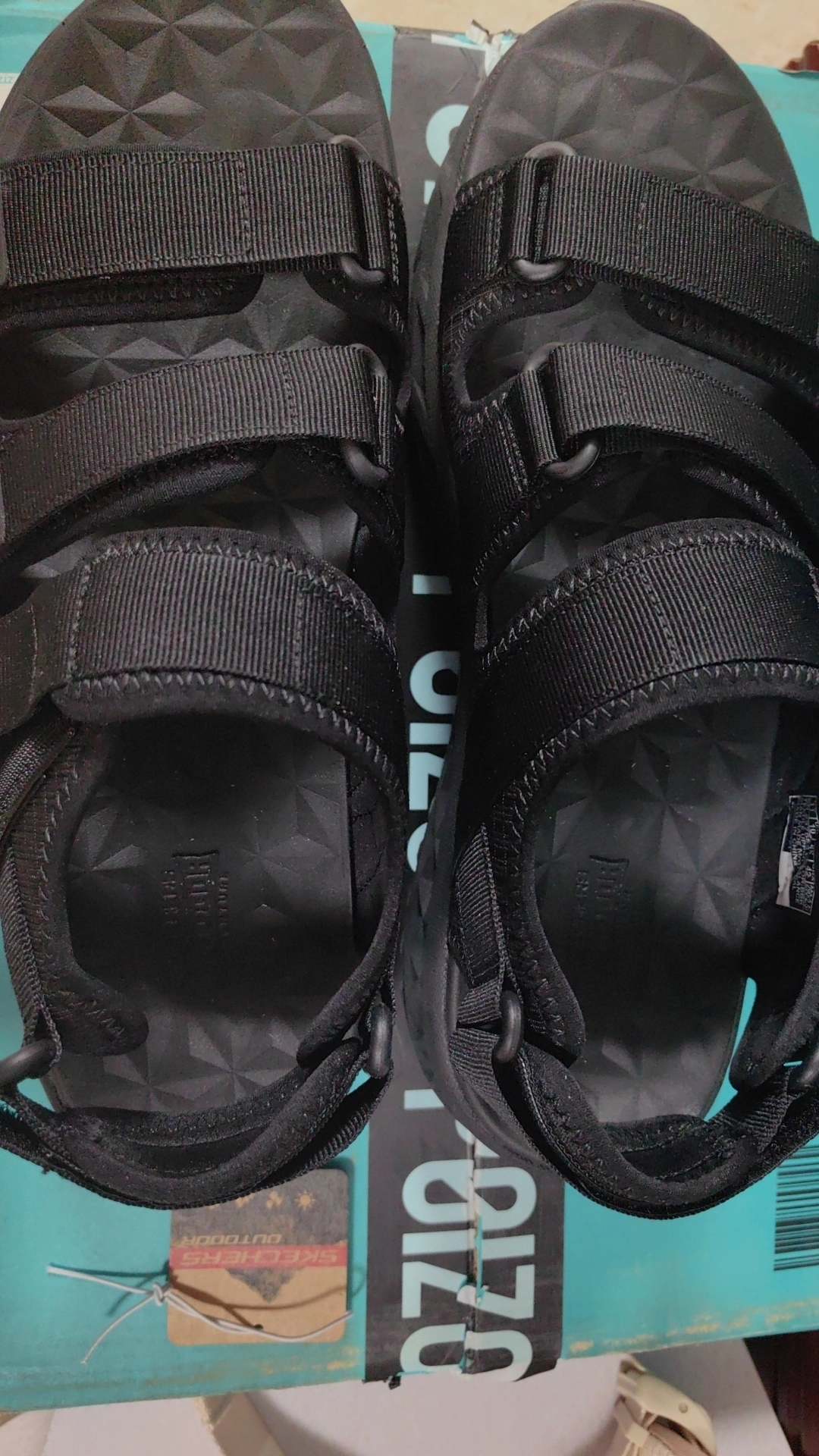 custom review-Skechers Escape Plan Trail Сандалии противоскользящие устойчивые к истиранию пляжные мужские черные